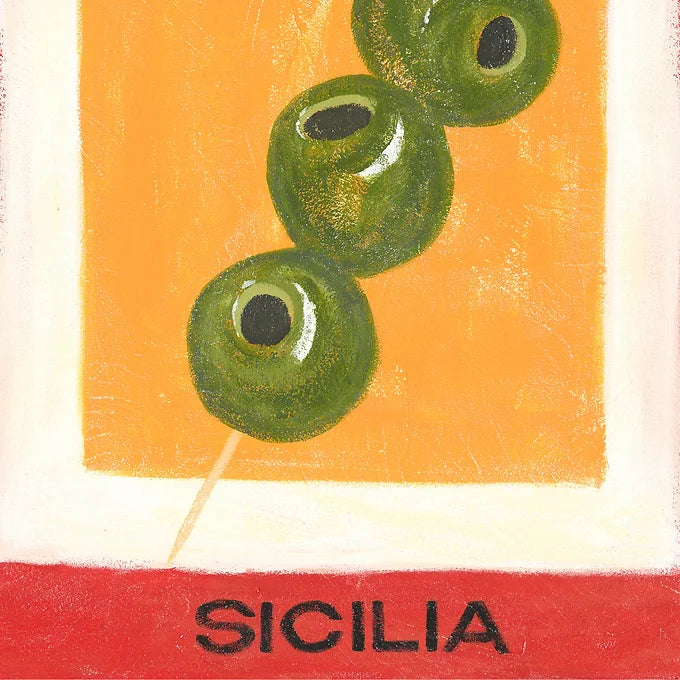 Sicilian Olives Limited Edition Print