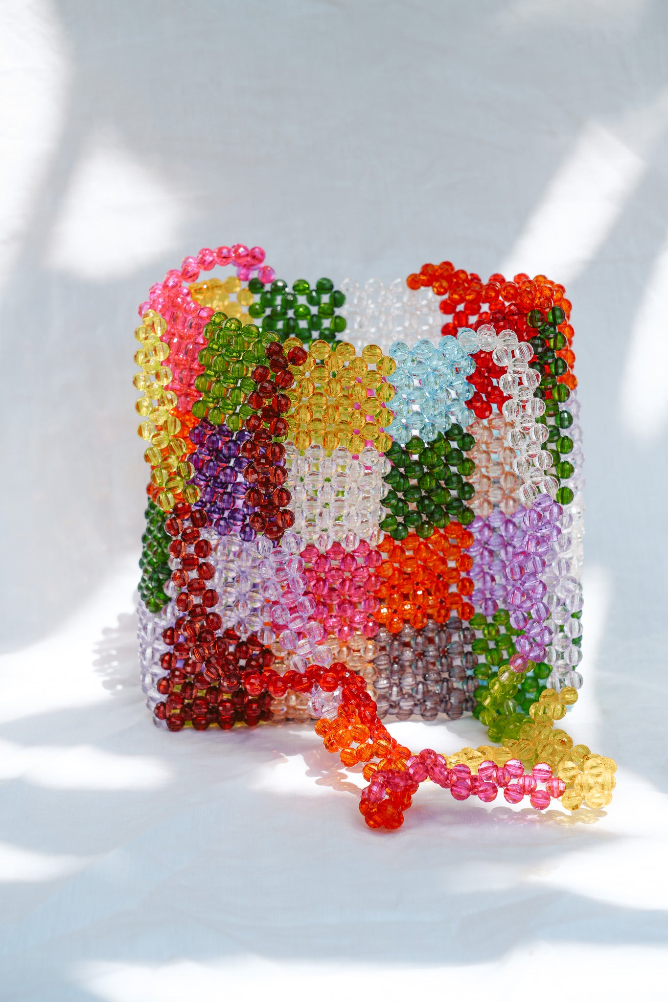 THE POPPY BEADED BAG