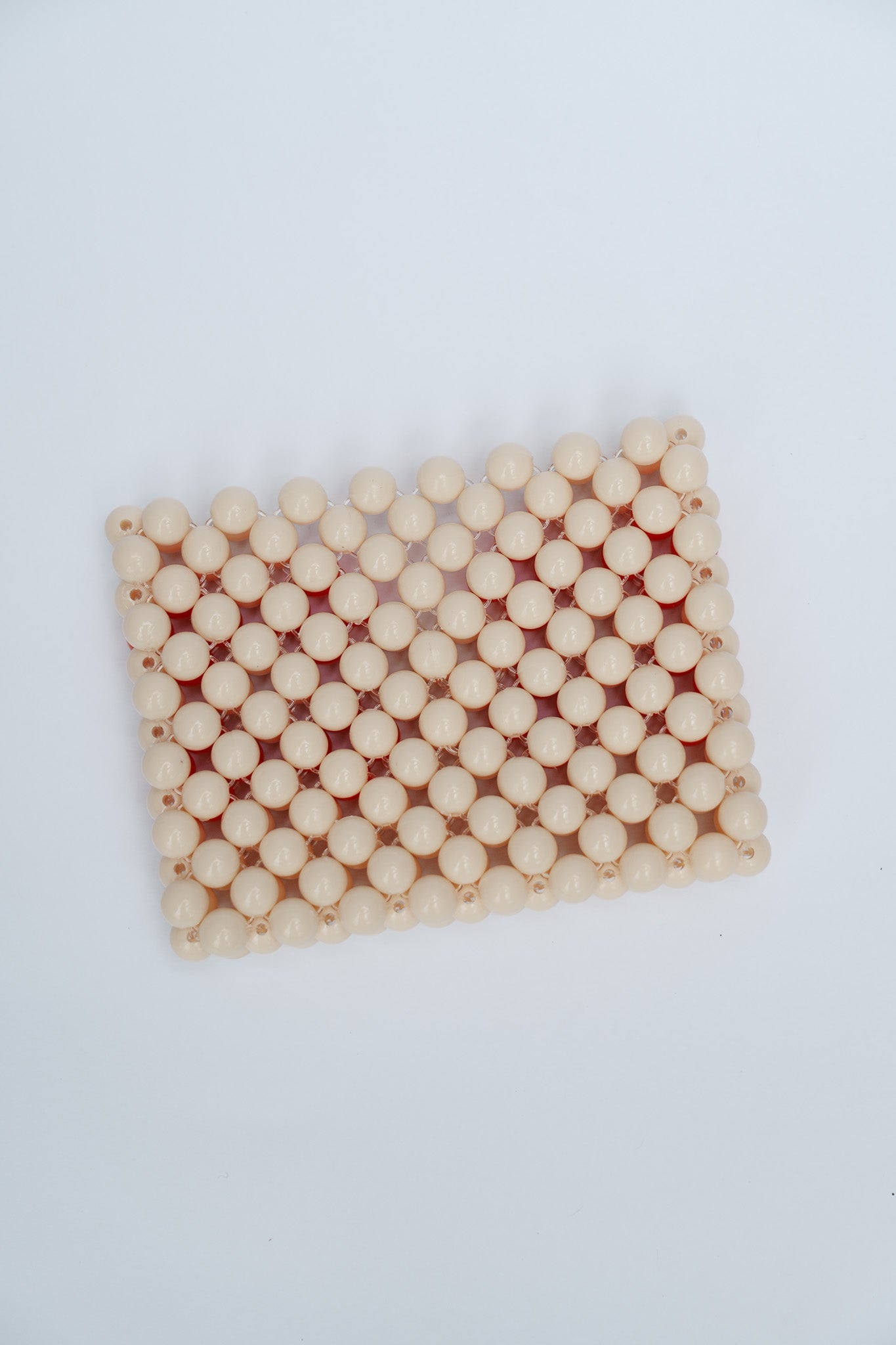 BEADED CARD HOLDER - BEIGE by HIBISCUS THE LABEL - Shop at Black Salt Co