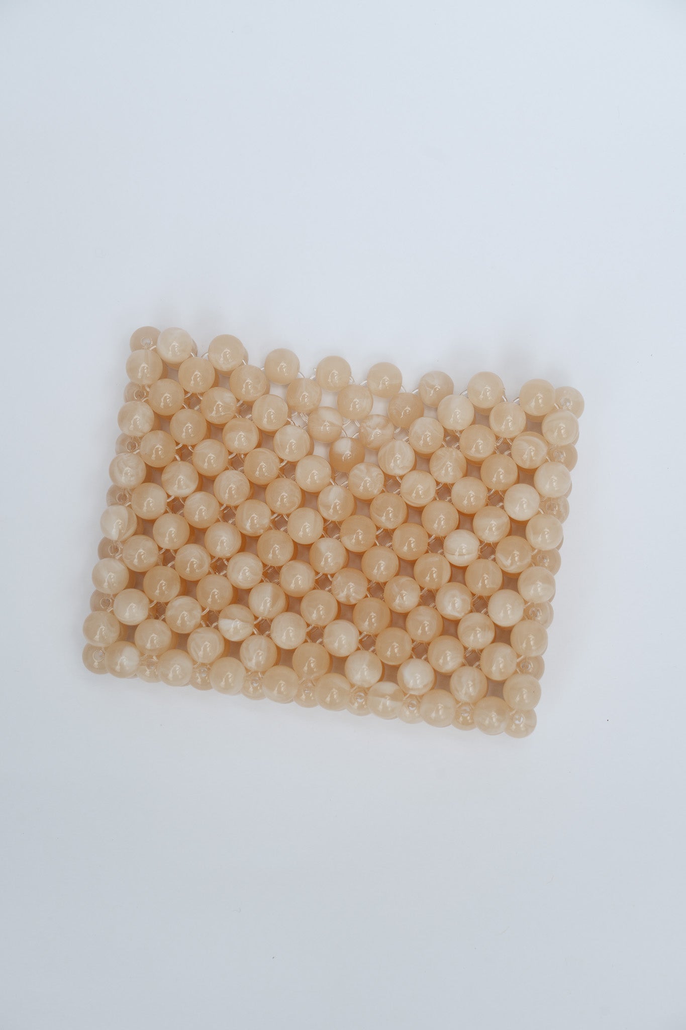 BEADED CARD HOLDER - BEIGE by HIBISCUS THE LABEL - Shop at Black Salt Co