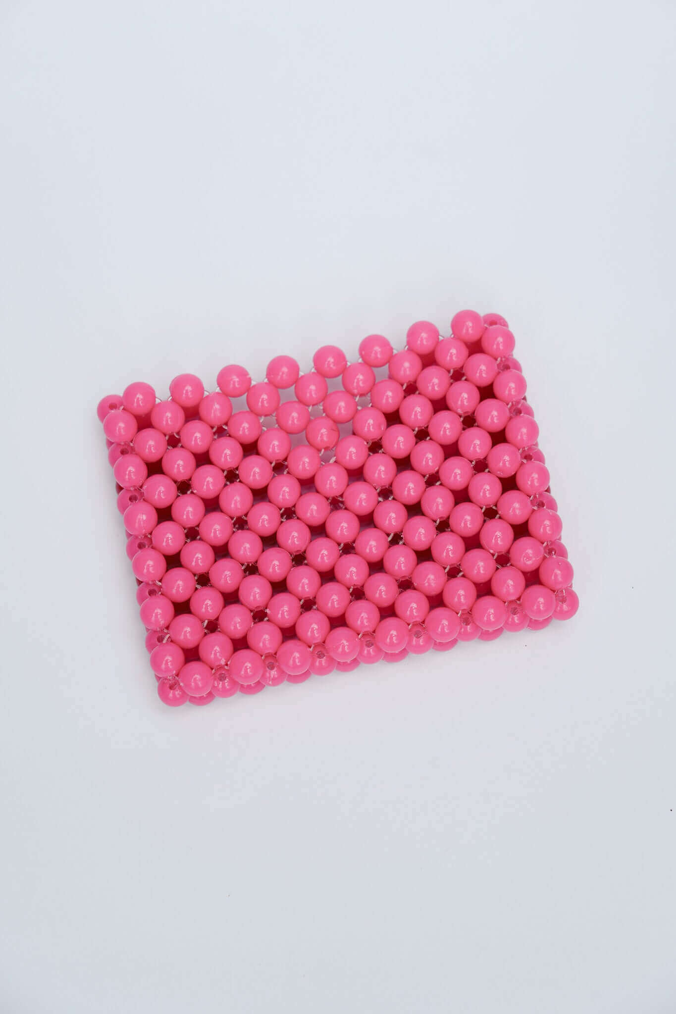 BEADED CARD HOLDER - PINK/RED by HIBISCUS THE LABEL Designer Homewares Furniture Australia