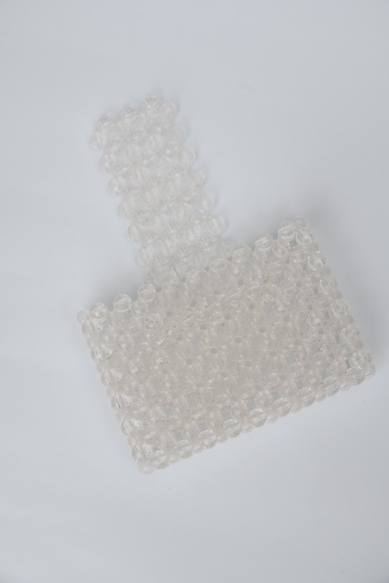 BEADED CARD PURSE - CLEAR by HIBISCUS THE LABEL Designer Homewares Furniture Australia