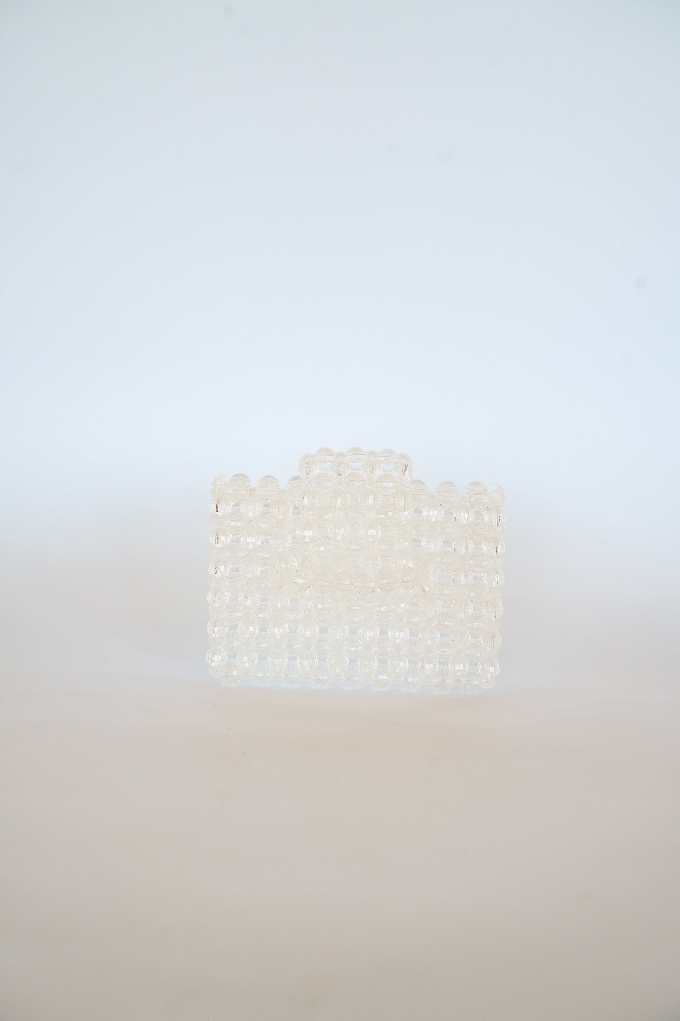 BEADED CARD PURSE - CLEAR by HIBISCUS THE LABEL - Shop at Black Salt Co