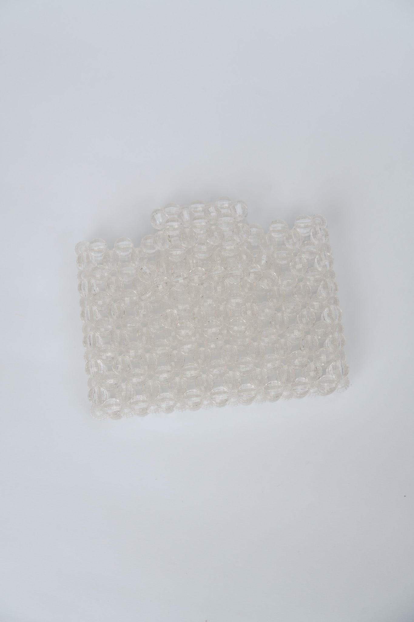 BEADED CARD PURSE - CLEAR by HIBISCUS THE LABEL Designer Homewares Furniture Australia