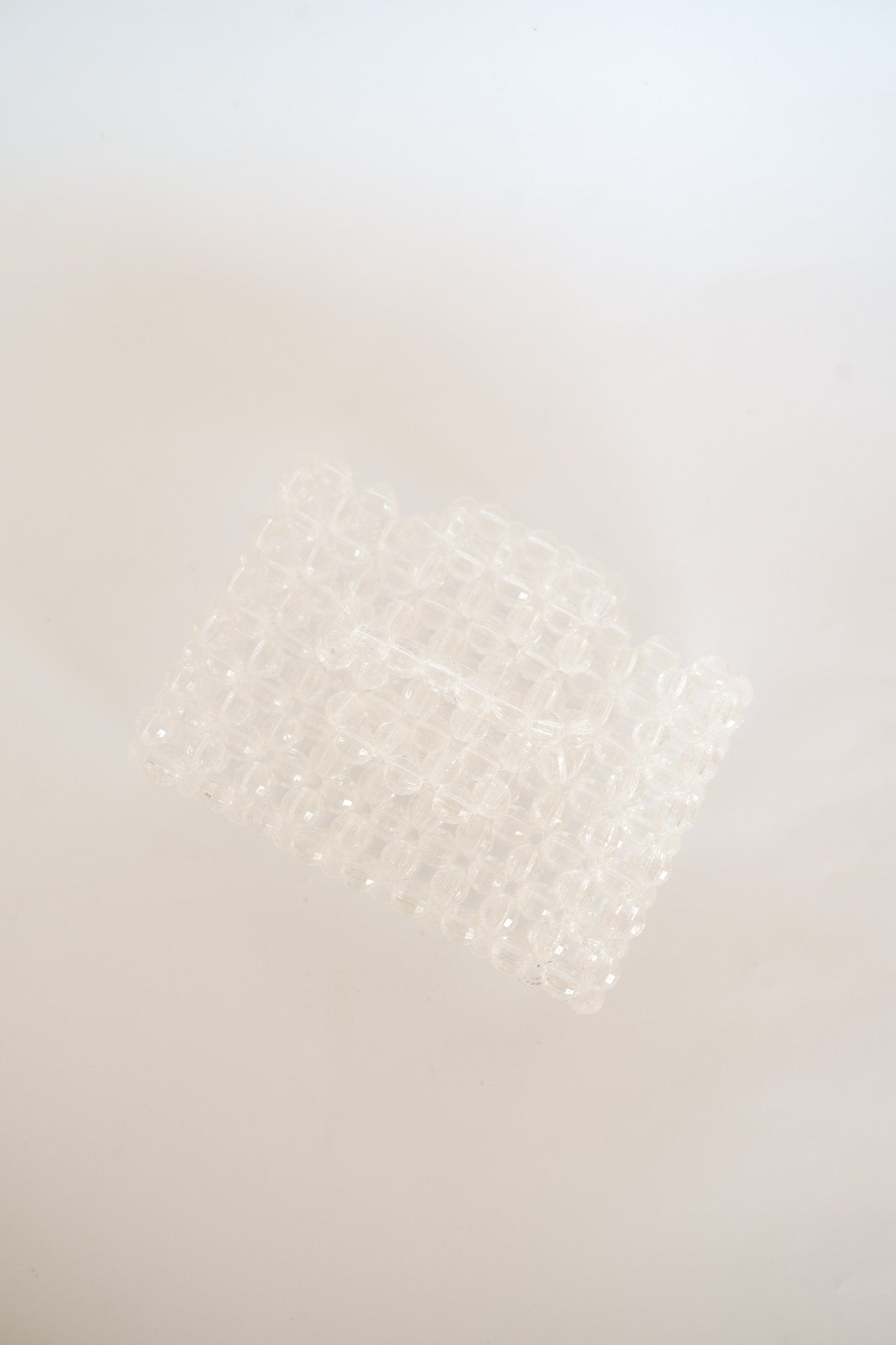 BEADED CARD PURSE - CLEAR by HIBISCUS THE LABEL - Shop at Black Salt Co