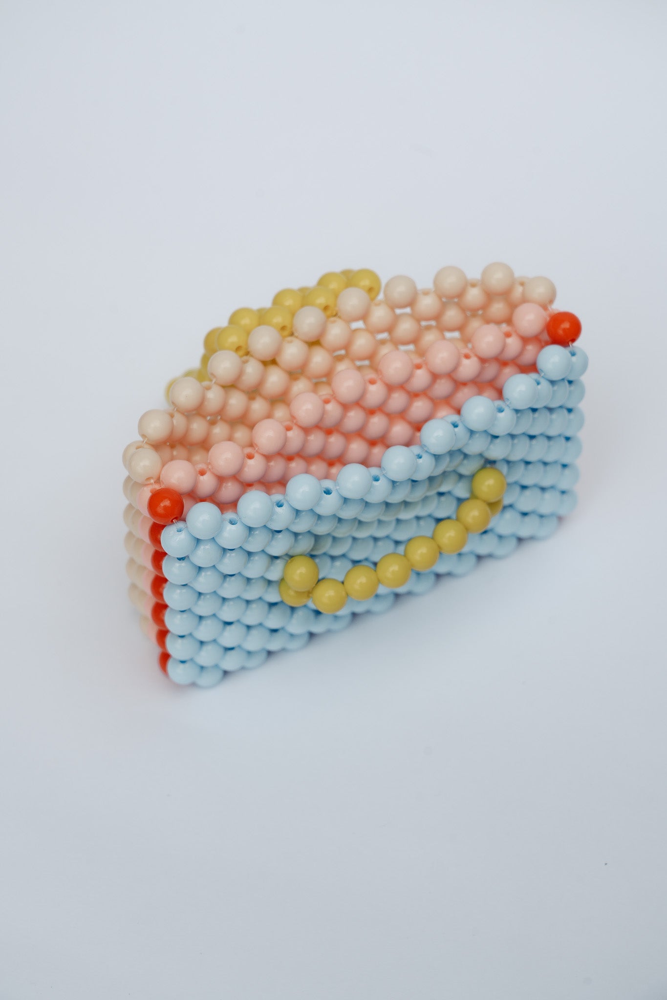 BEADED CARD PURSE - MULTI BLUE by HIBISCUS THE LABEL - Shop at Black Salt Co