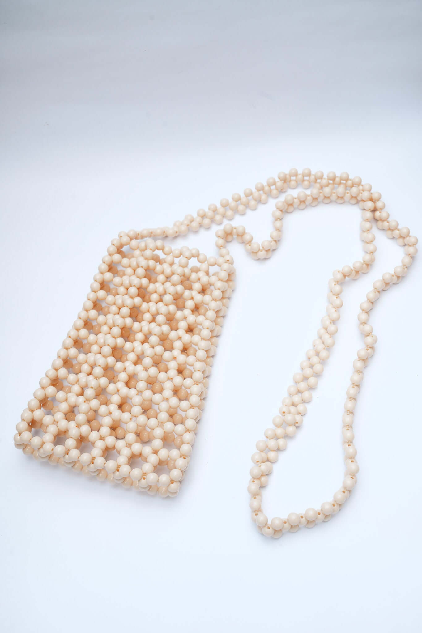 BEADED PHONE BAG - CREAM by HIBISCUS THE LABEL - Shop at Black Salt Co