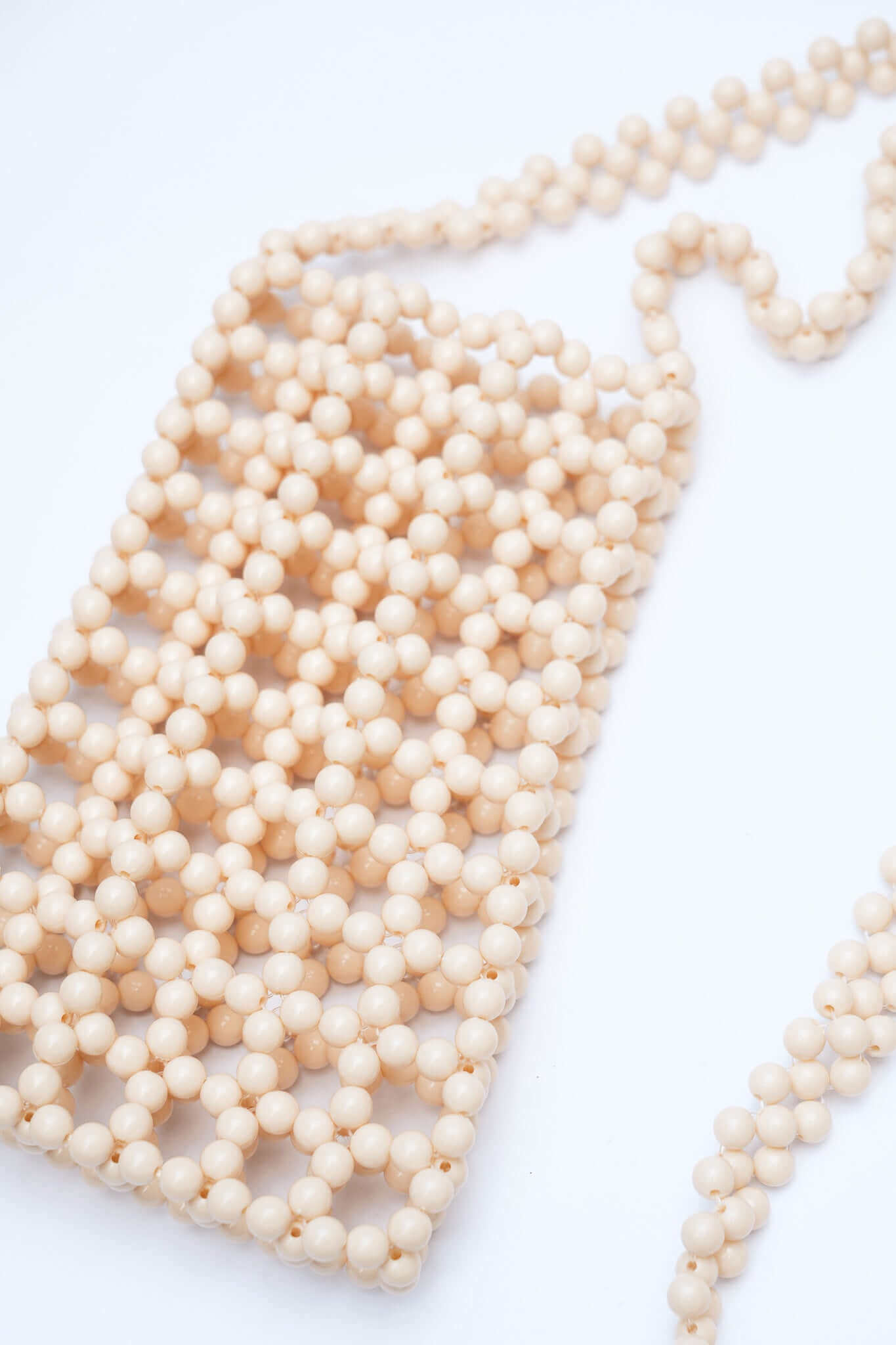 BEADED PHONE BAG - CREAM by HIBISCUS THE LABEL - Shop at Black Salt Co