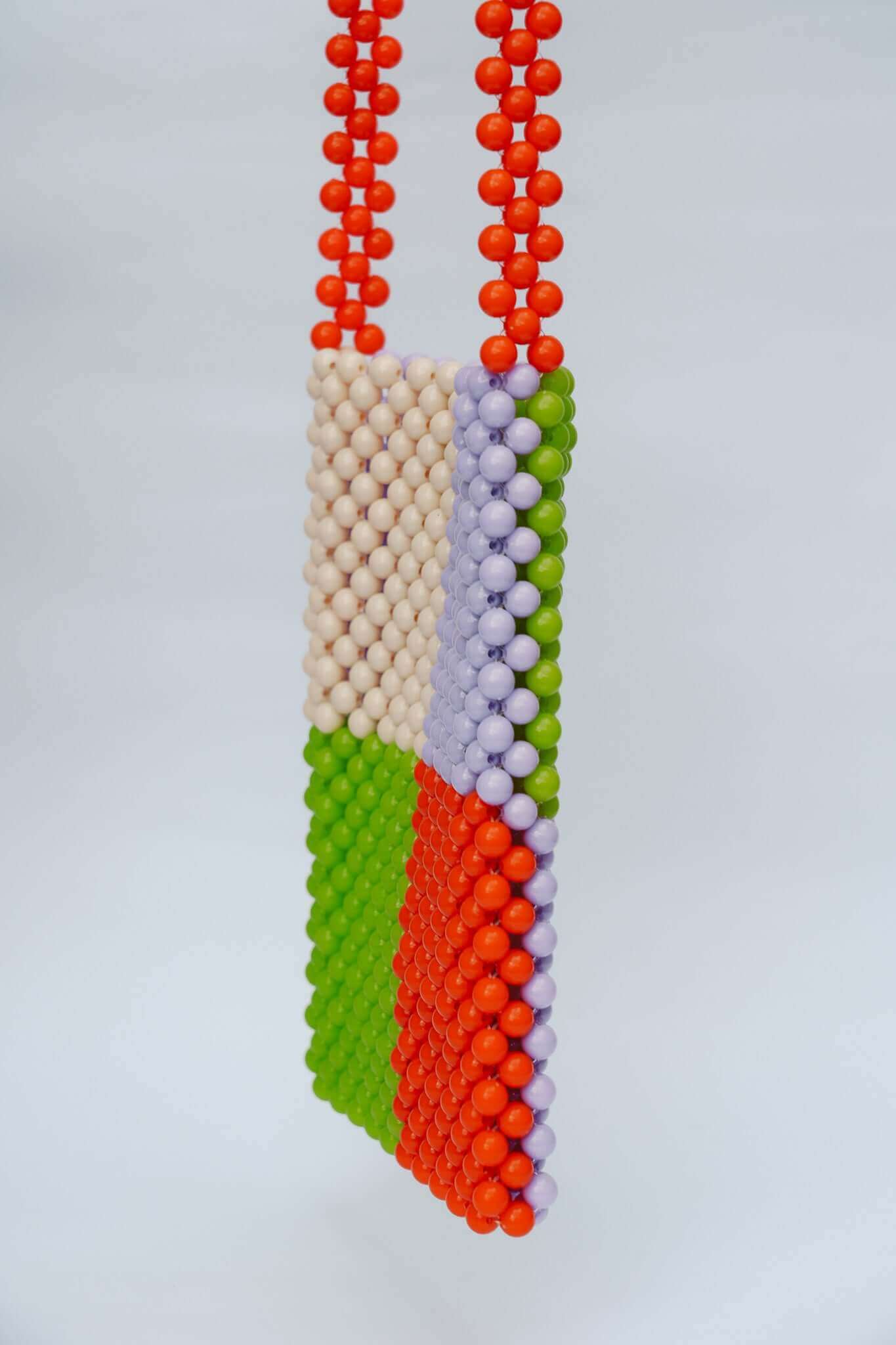 BEADED PHONE BAG - ORANGE/PURPLE/GREEN by HIBISCUS THE LABEL - Shop at Black Salt Co