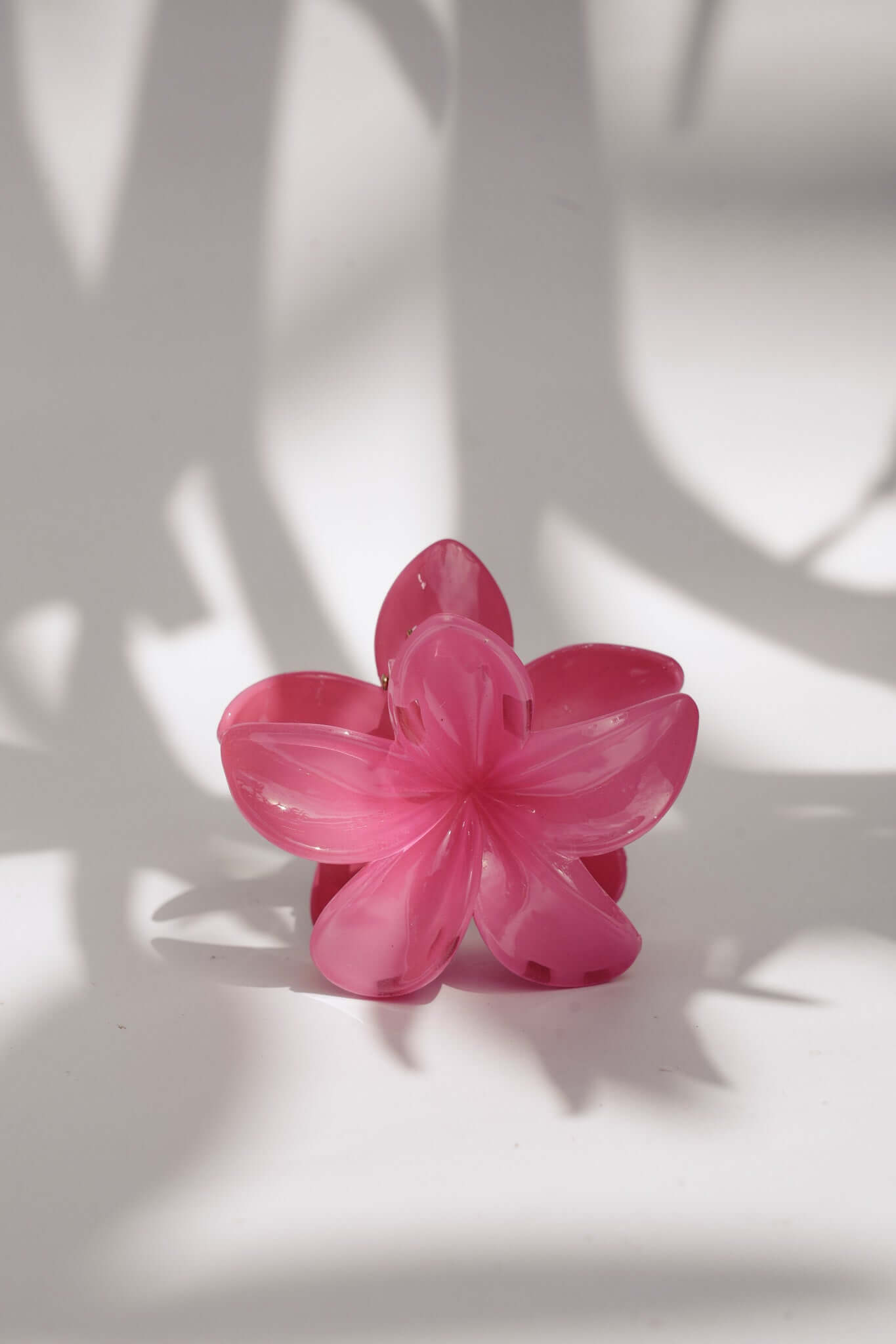 FRANGIPANI HAIR CLIPS - PINK - HIBISCUS THE LABEL - Black Salt Co