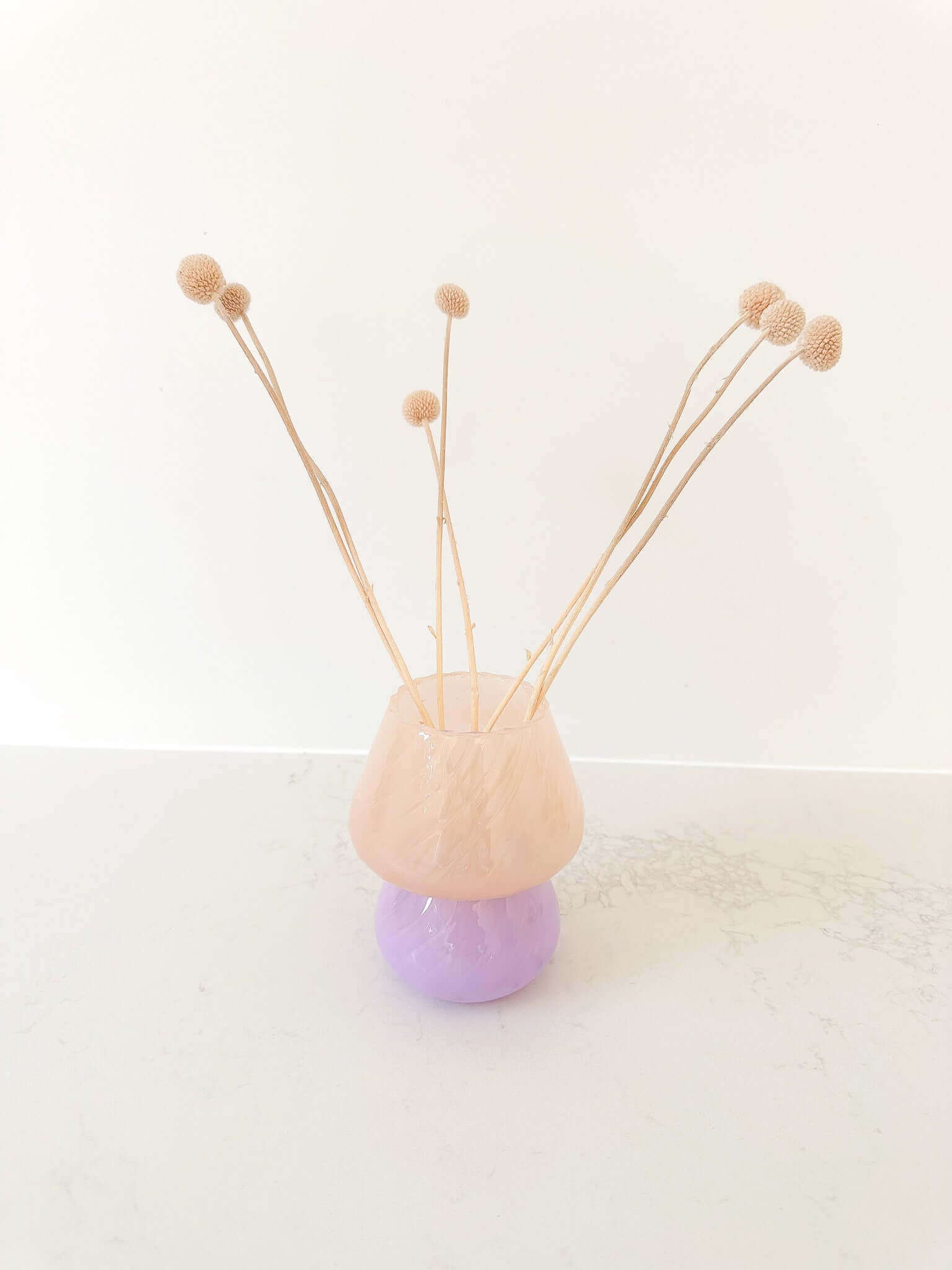 MUSHROOM VASE / CANDLE HOLDER Color: PINK/PURPLE by HIBISCUS THE LABEL Designer Homewares Furniture Australia