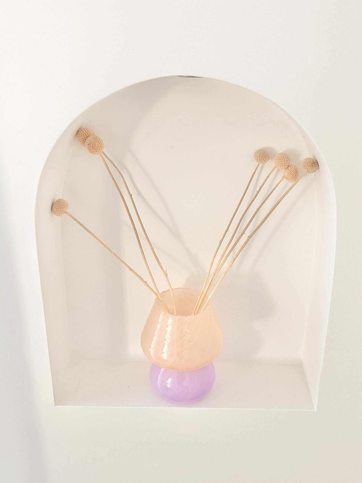 MUSHROOM VASE / CANDLE HOLDER Color: PINK/PURPLE by HIBISCUS THE LABEL Designer Homewares Furniture Australia