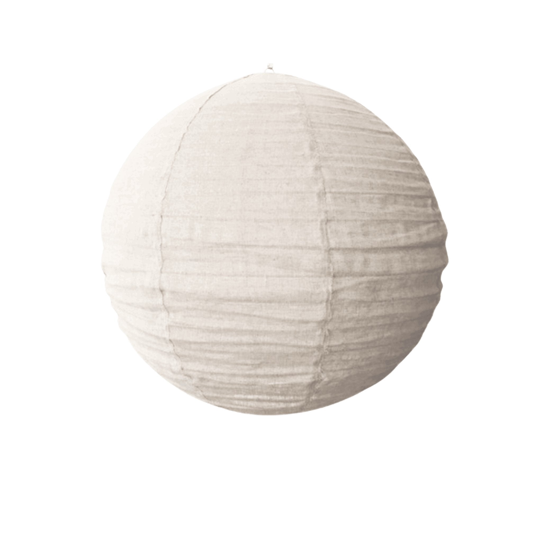 THE ATHENA LINEN PENDANT Style: Round Color: White by BLACK SALT CO Designer Homewares Furniture Australia