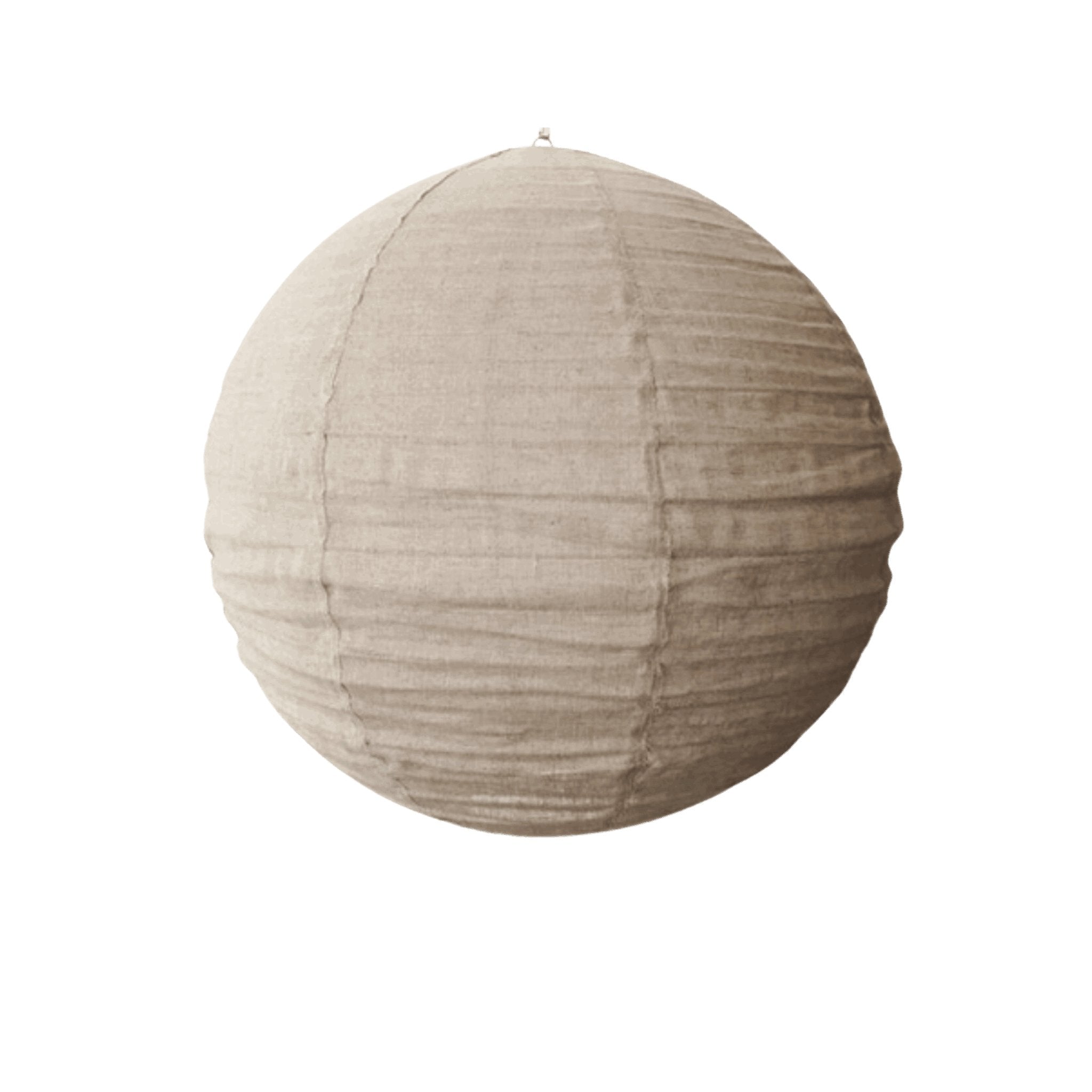 THE ATHENA LINEN PENDANT Style: Round Color: Natural by BLACK SALT CO Designer Homewares Furniture Australia