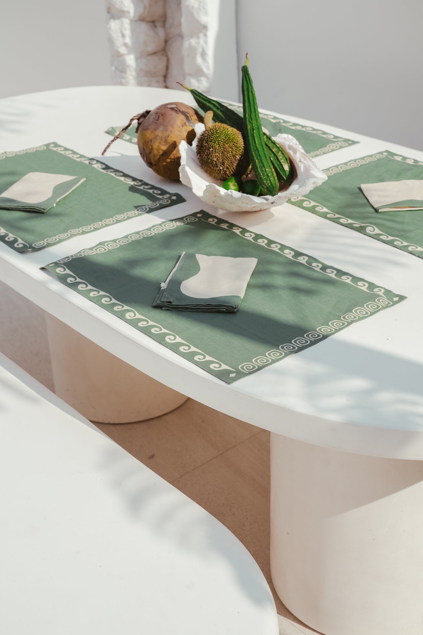 THE BINGIN NAPKINS (set of 4) by HIBISCUS THE LABEL Designer Homewares Furniture Australia