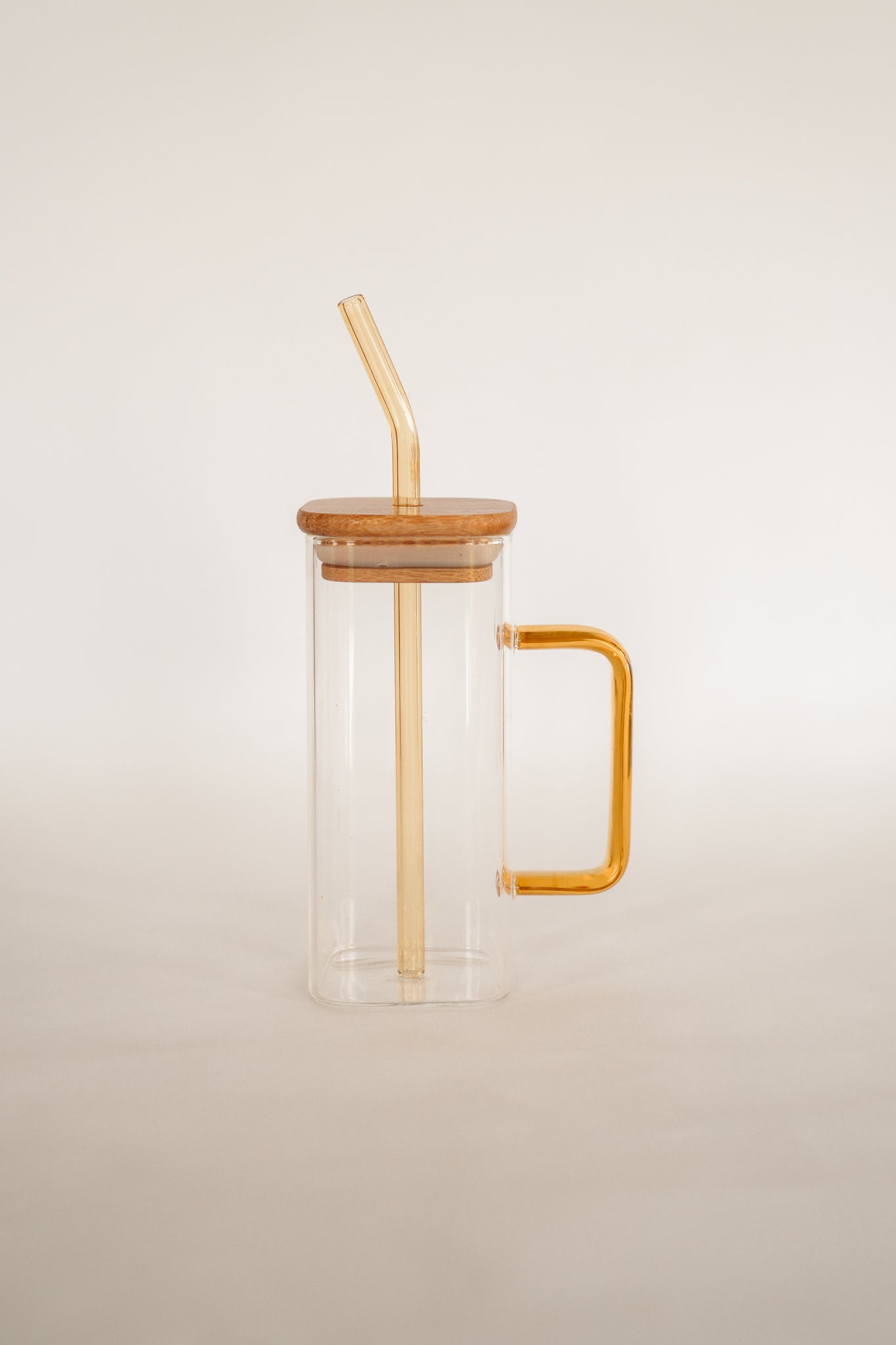 THE CATALINA GLASS MUG + STRAW by HIBISCUS THE LABEL - Shop at Black Salt Co