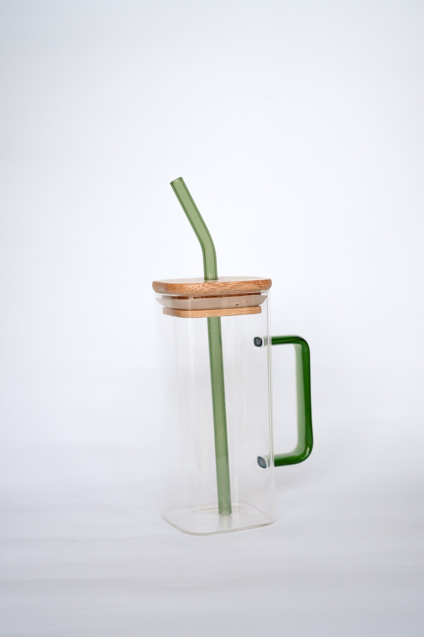 THE CATALINA GLASS MUG + STRAW by HIBISCUS THE LABEL - Shop at Black Salt Co