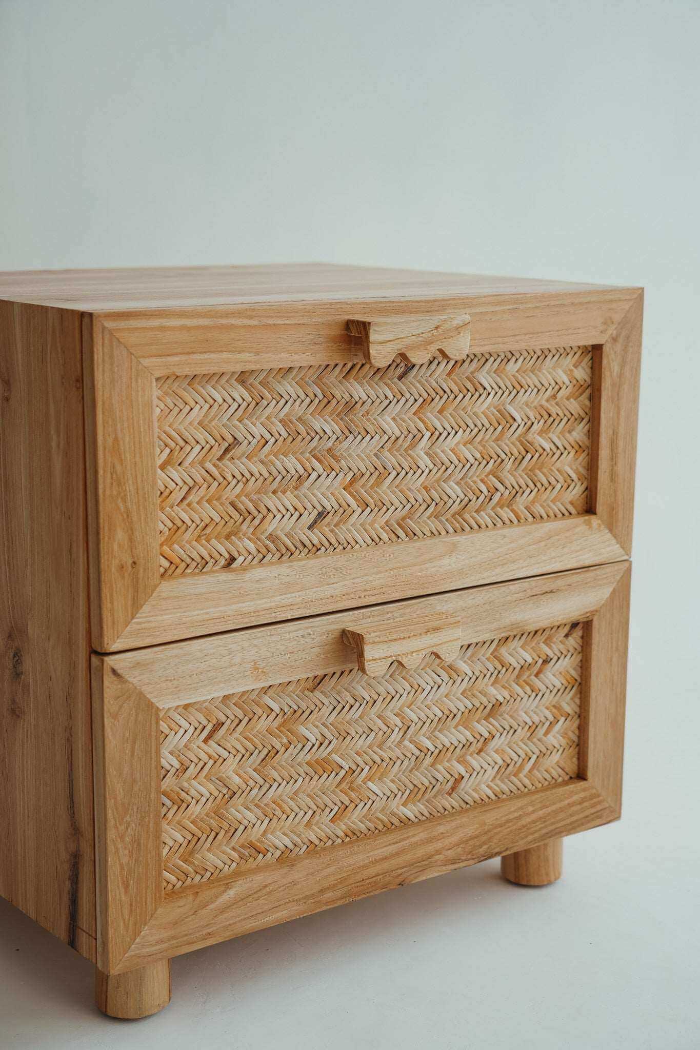 THE DESA SIDE TABLE DRAWERS by Black Salt Co Designer Homewares Furniture Australia