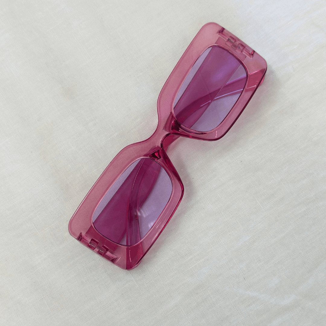 THE FESTIVAL SUNGLASSES PINK by HIBISCUS THE LABEL - Shop at Black Salt Co