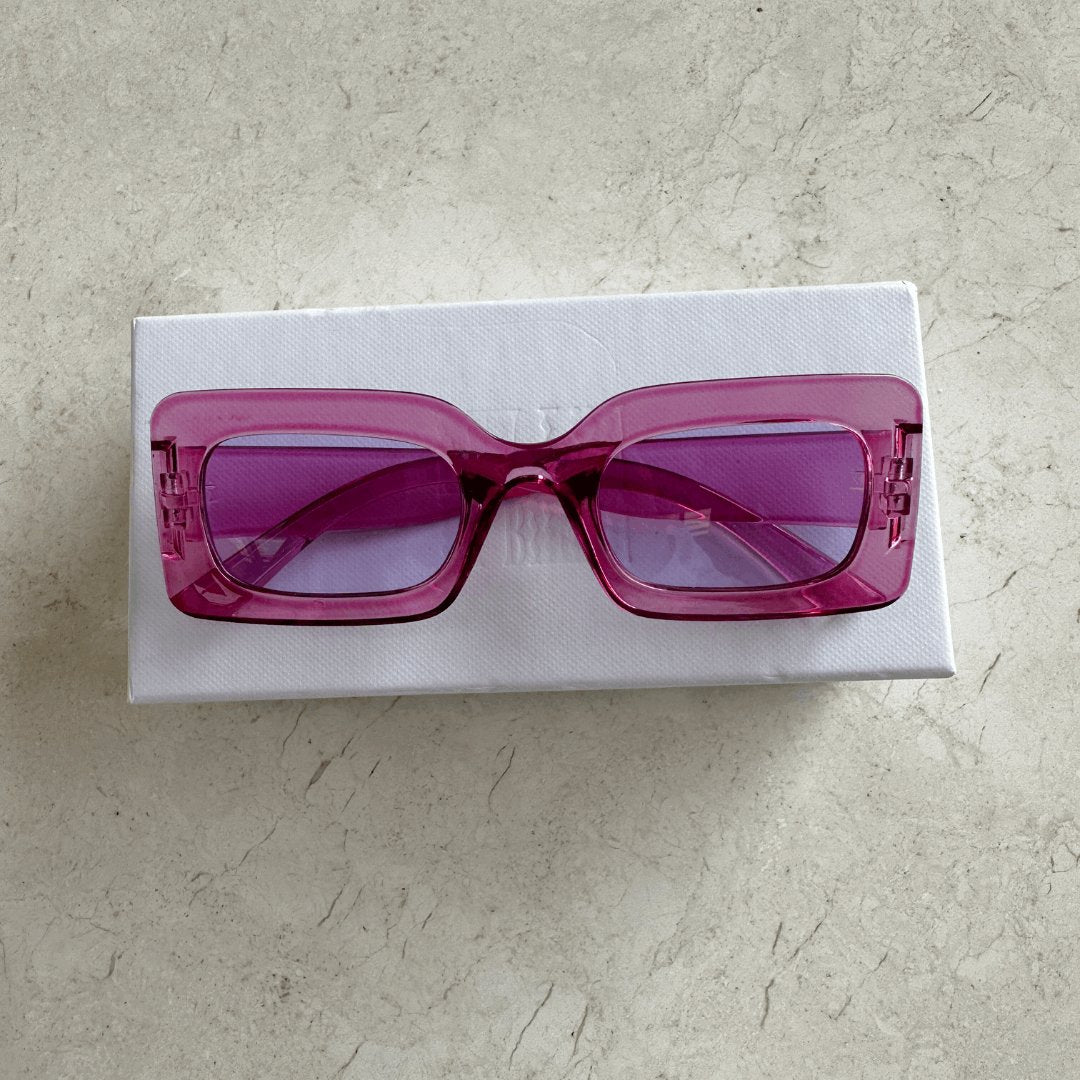 THE FESTIVAL SUNGLASSES PINK by HIBISCUS THE LABEL - Shop at Black Salt Co