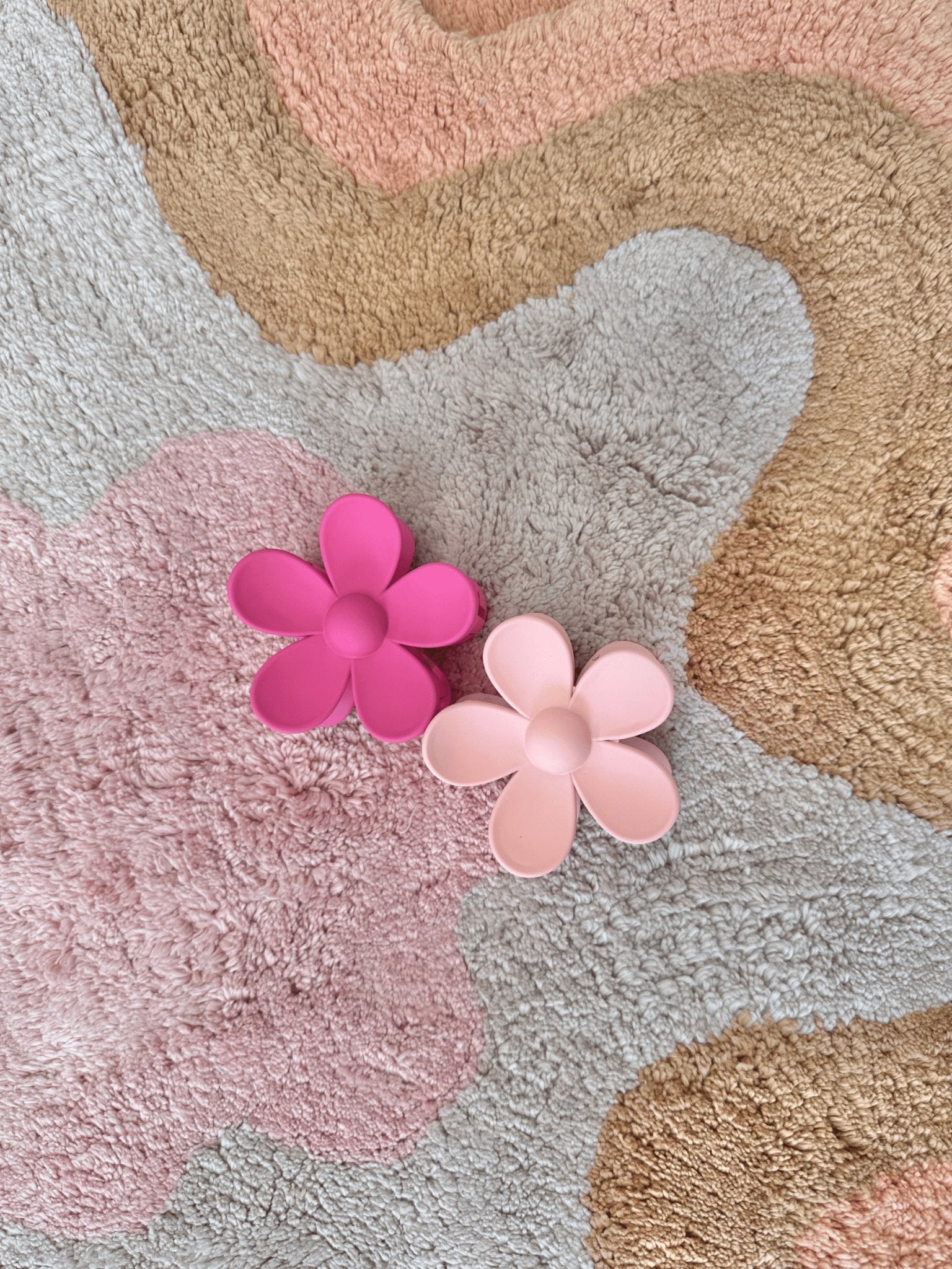 THE FLOWER POWER HAIR CLIP BLUSH Color: BLUSH by HIBISCUS THE LABEL Designer Homewares Furniture Australia