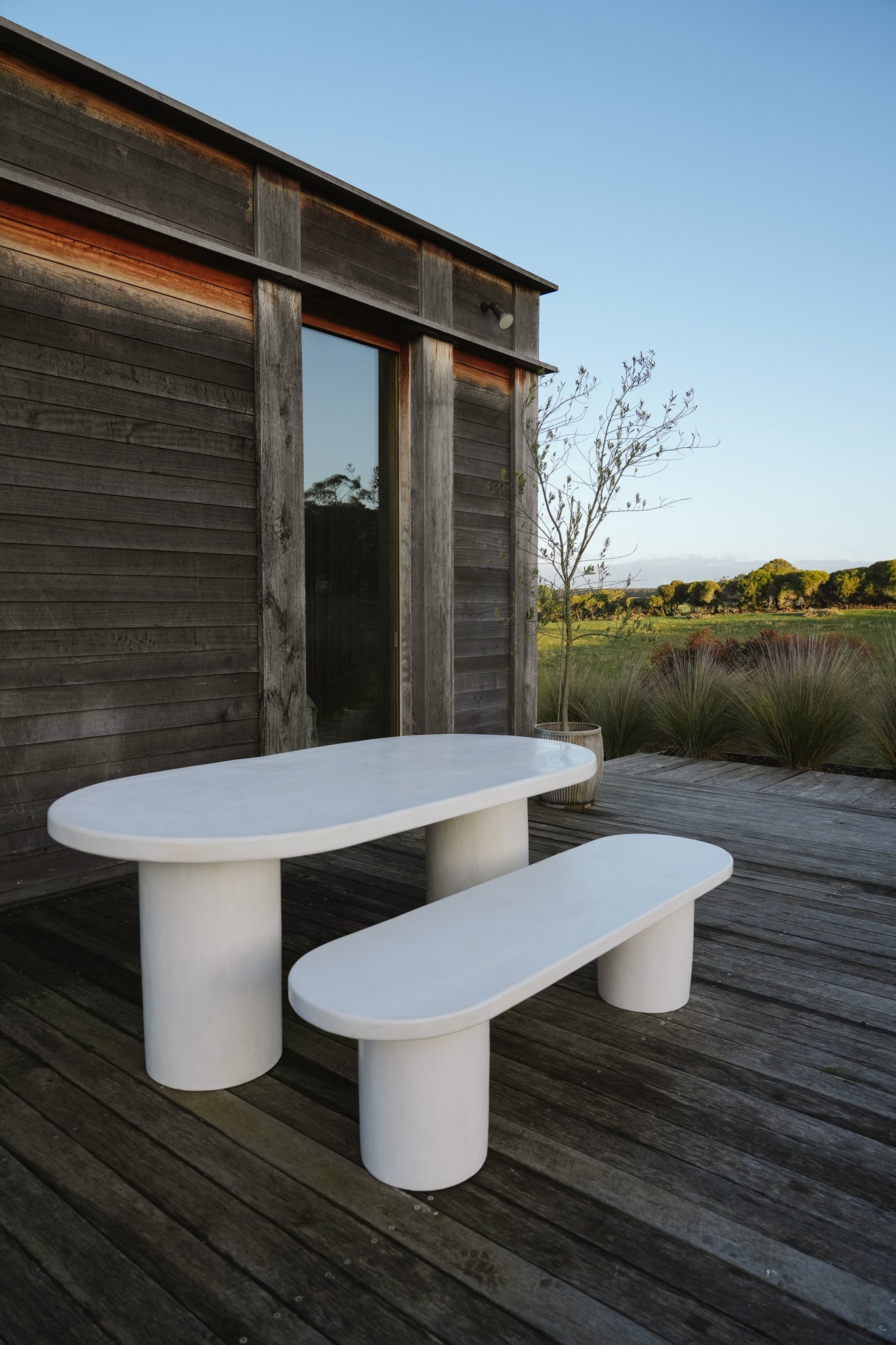 THE MILOS + PAROS TABLE SET by Black Salt Co Designer Homewares Furniture Australia