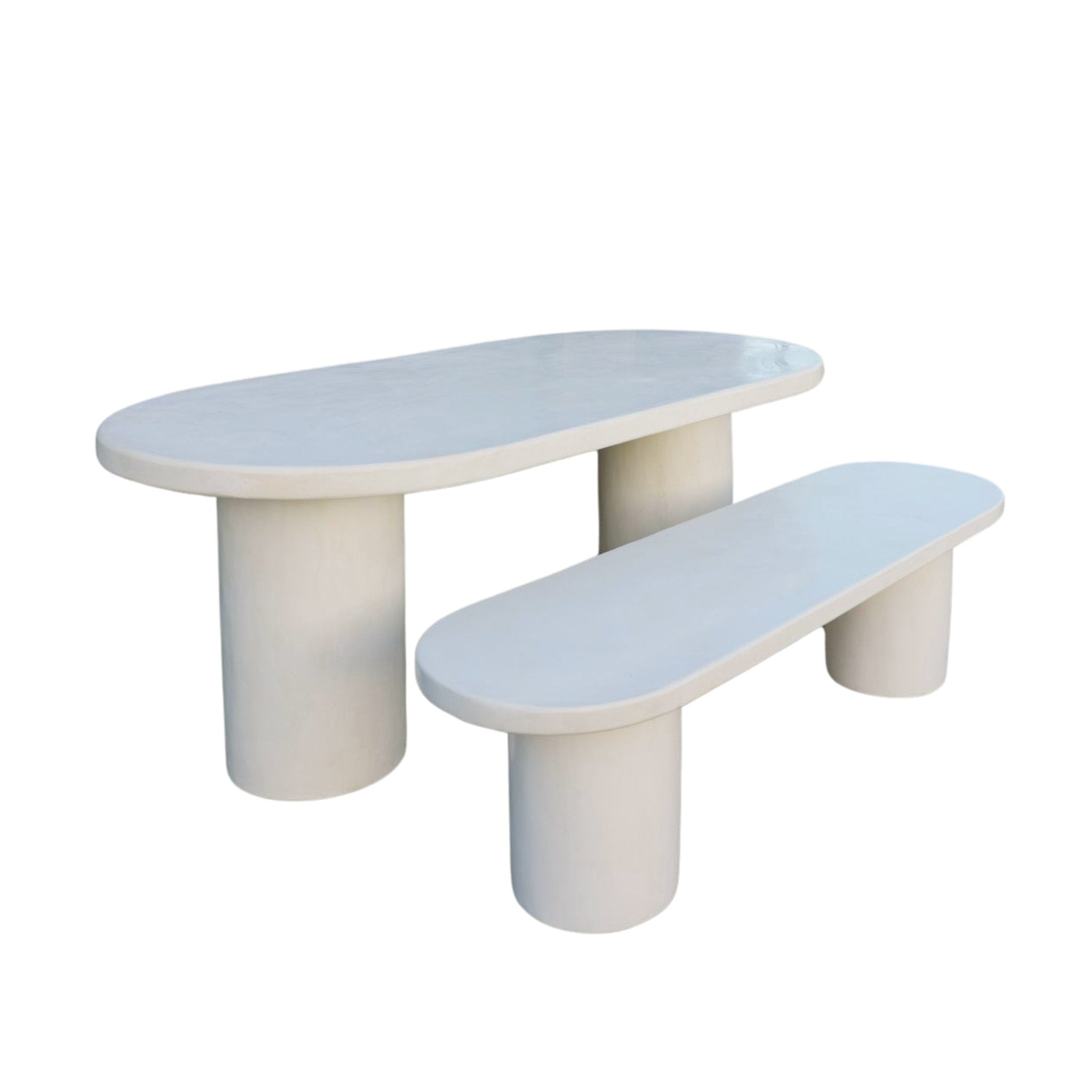 THE MILOS + PAROS TABLE SET by Black Salt Co Designer Homewares Furniture Australia