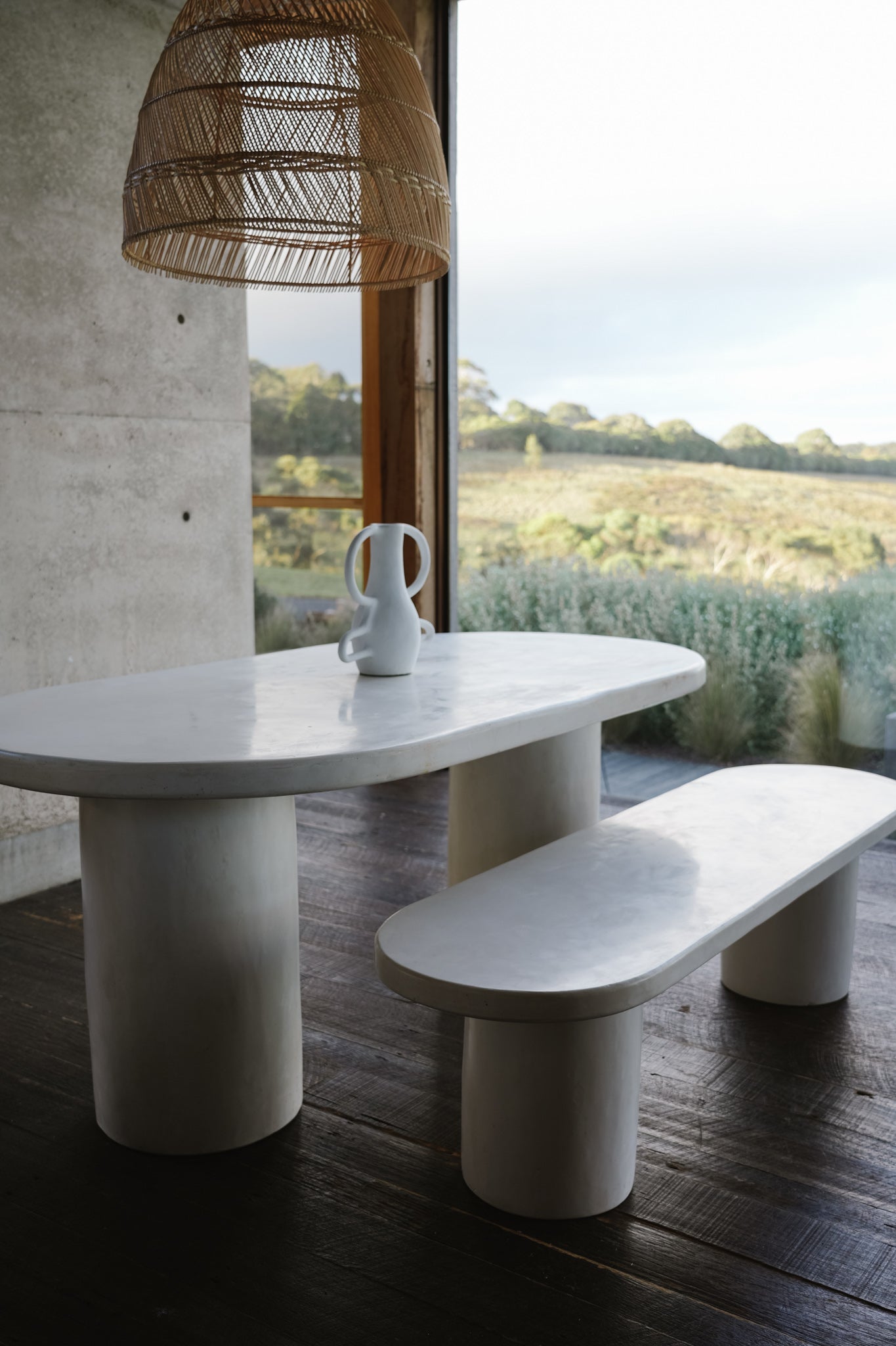 THE MILOS + PAROS TABLE SET by Black Salt Co Designer Homewares Furniture Australia