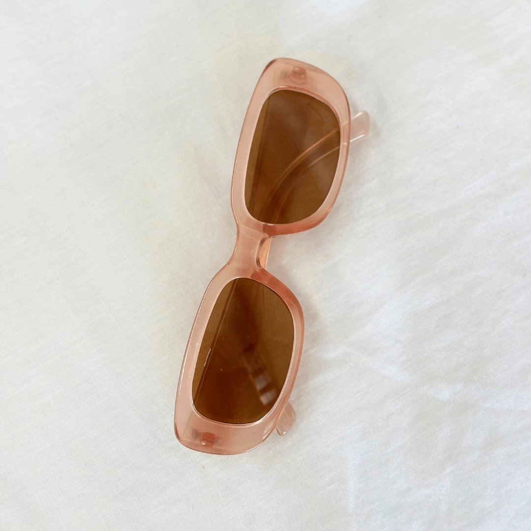 THE MOROCCO SUNGLASSES - APRICOT by HIBISCUS THE LABEL - Shop at Black Salt Co