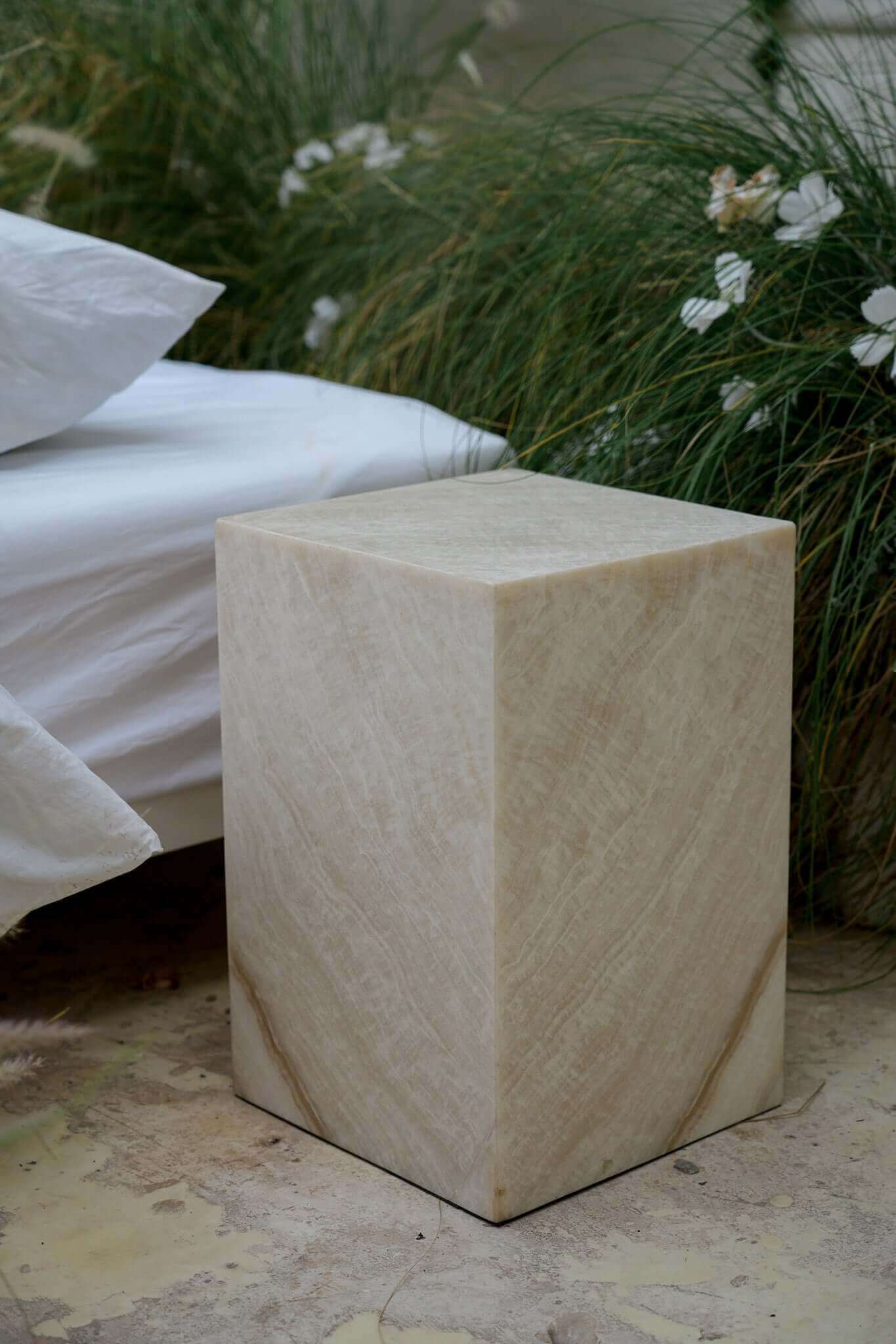 THE ONYX PEDESTAL - 002 by Black Salt Co Designer Homewares Furniture Australia