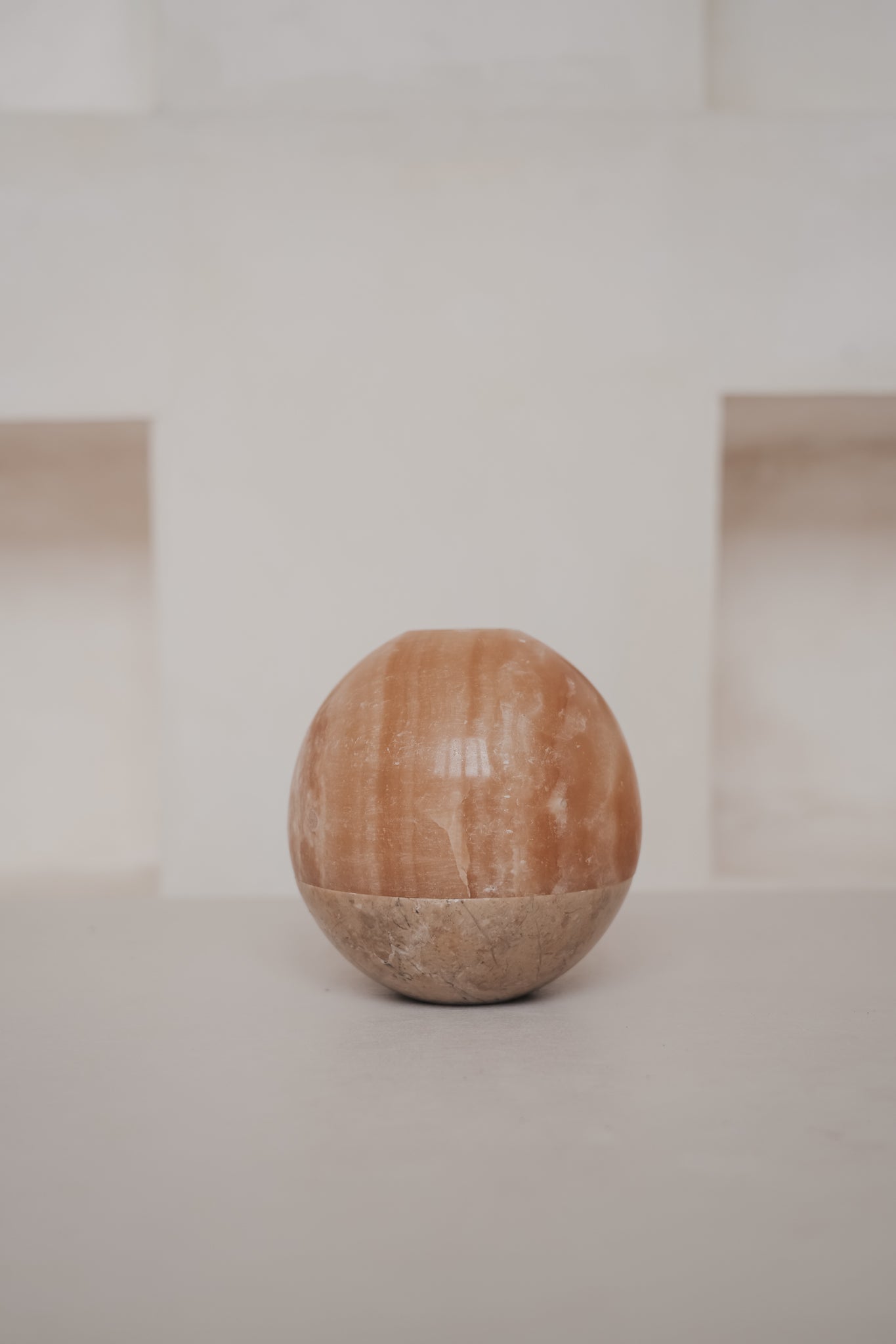 THE ONYX SPHERE CANDLEHOLDER by Black Salt Co Designer Homewares Furniture Australia