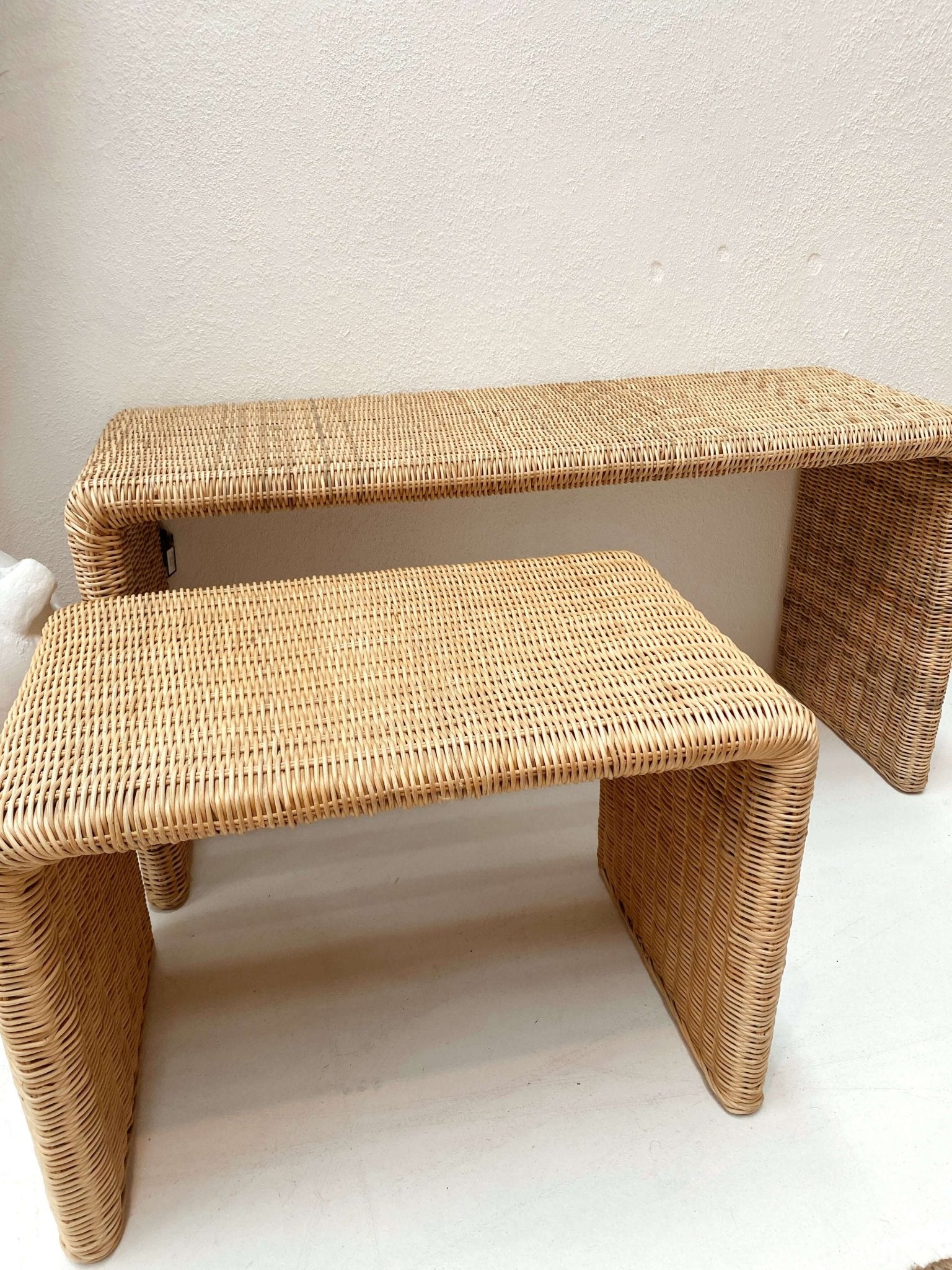 THE SAVANNAH NESTING TABLES Size: Small by Black Salt Co Exclusive Designer Homewares Furniture Australia