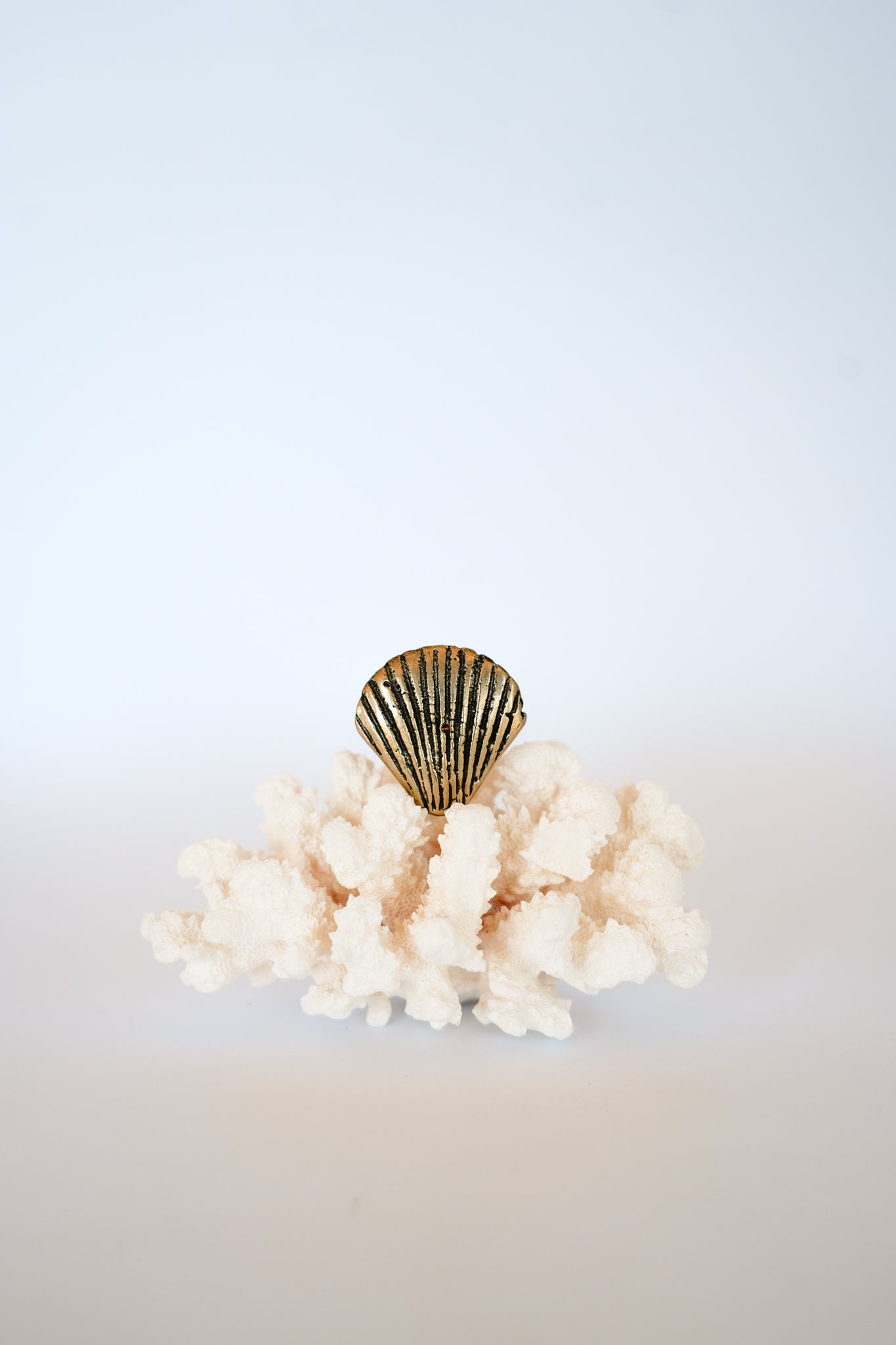 THE SHELL BRASS INCENSE HOLDER by HIBISCUS THE LABEL Designer Homewares Furniture Australia