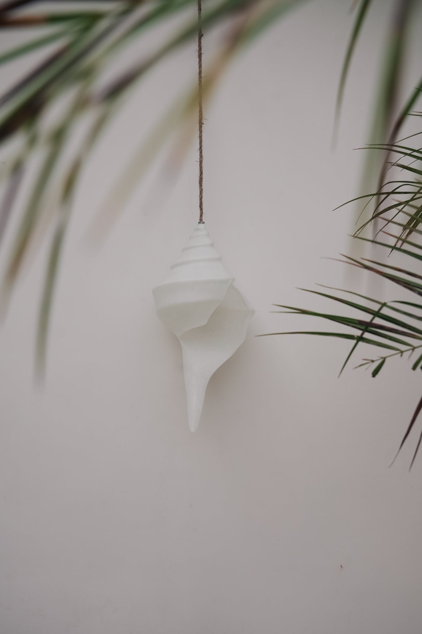 THE SHELL PENDANT Color: WHITE by Black Salt Co Designer Homewares Furniture Australia