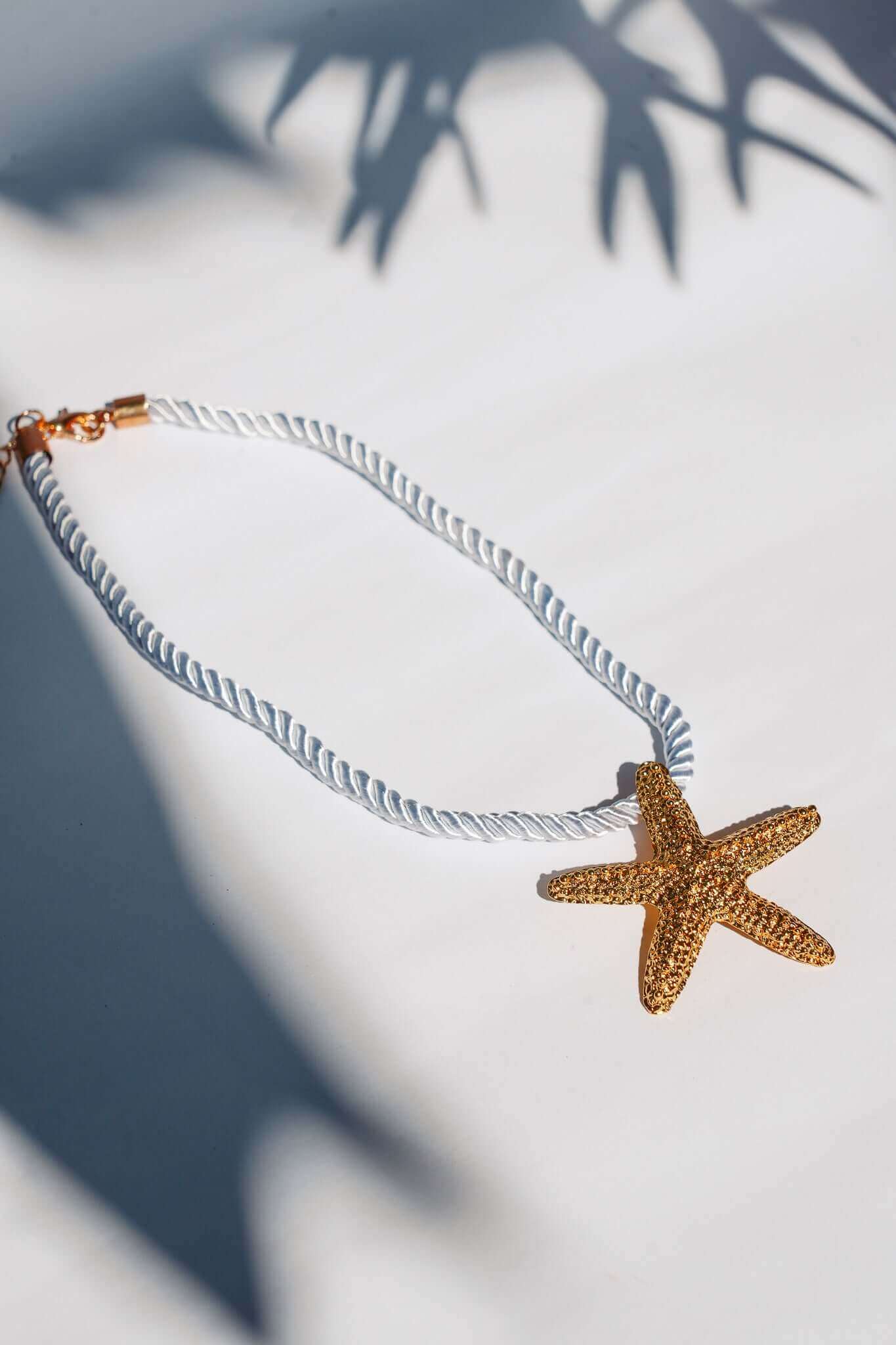 THE STARFISH NECKLACE Color: Gold by HIBISCUS THE LABEL Designer Homewares Furniture Australia