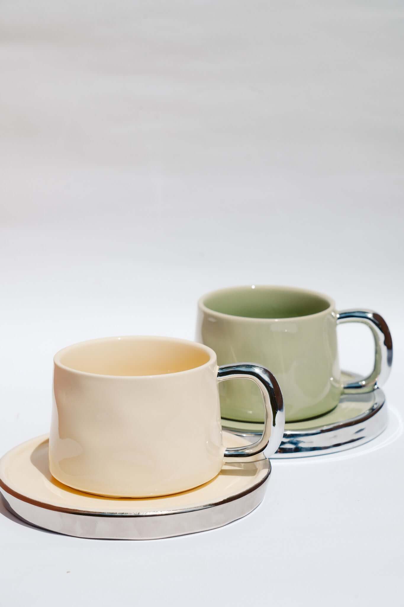 THE STEVIE CUP AND SAUCER SET by HIBISCUS THE LABEL - Shop at Black Salt Co