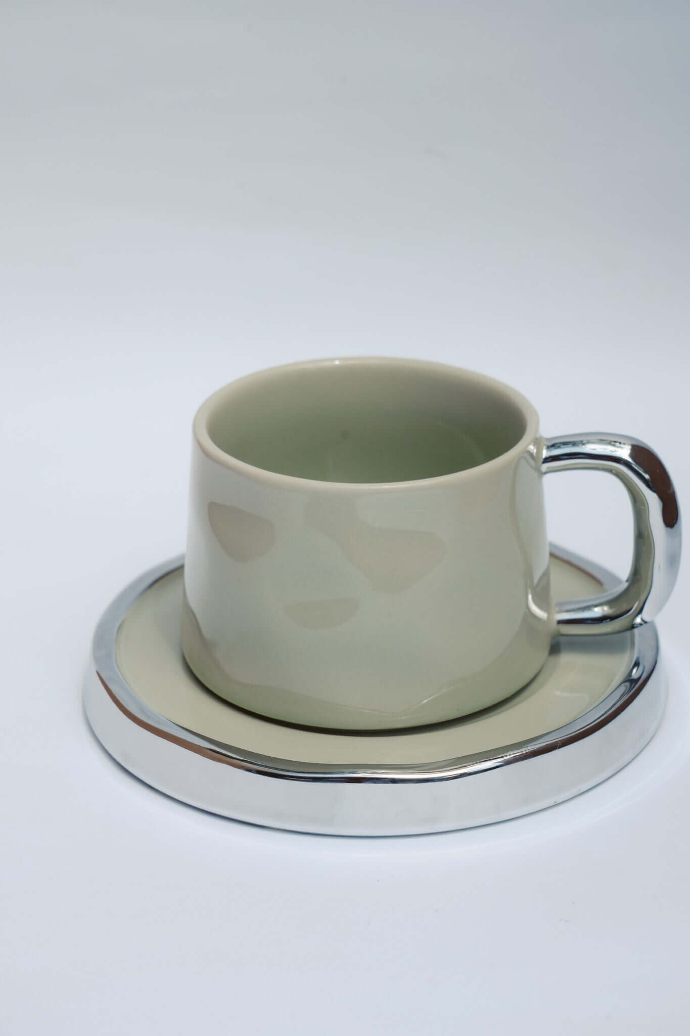 THE STEVIE CUP AND SAUCER SET Color: Moss by HIBISCUS THE LABEL Designer Homewares Furniture Australia