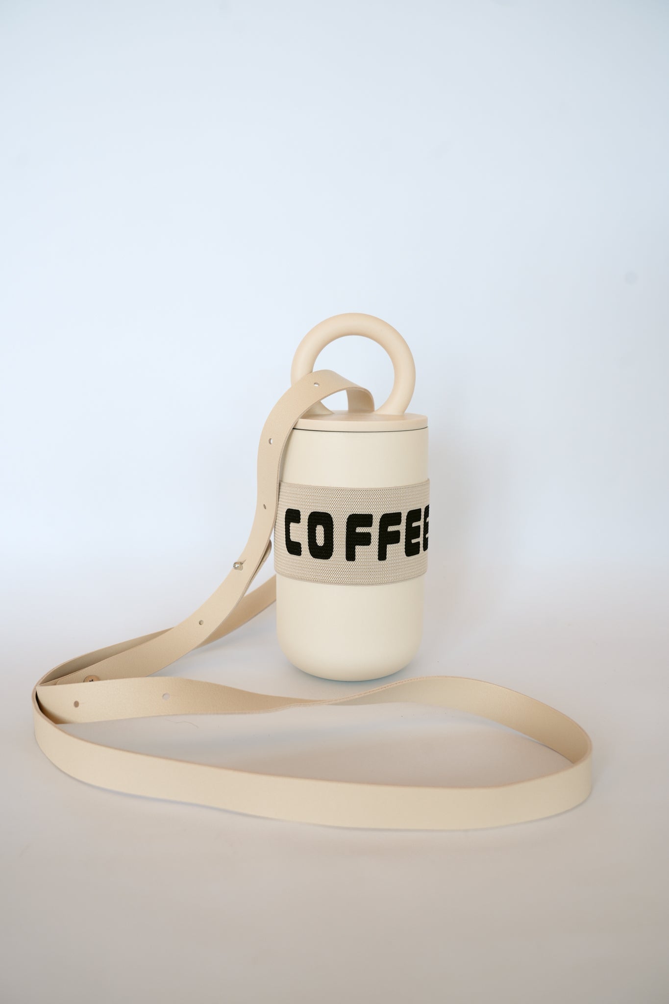 THE TRAVEL COFFEE BOTTLE Color: White by HIBISCUS THE LABEL Designer Homewares Furniture Australia