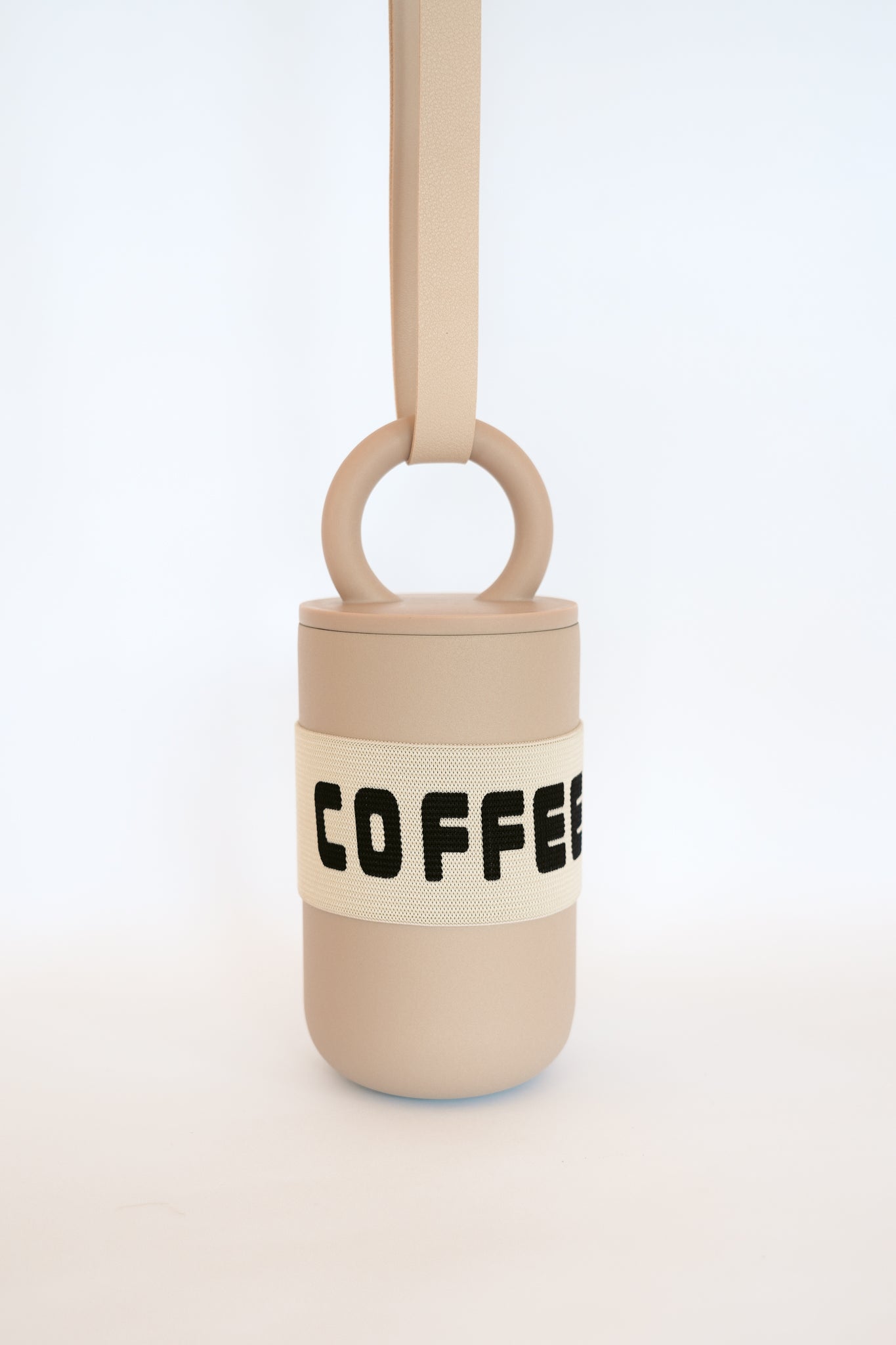 THE TRAVEL COFFEE BOTTLE Color: Beige by HIBISCUS THE LABEL Designer Homewares Furniture Australia