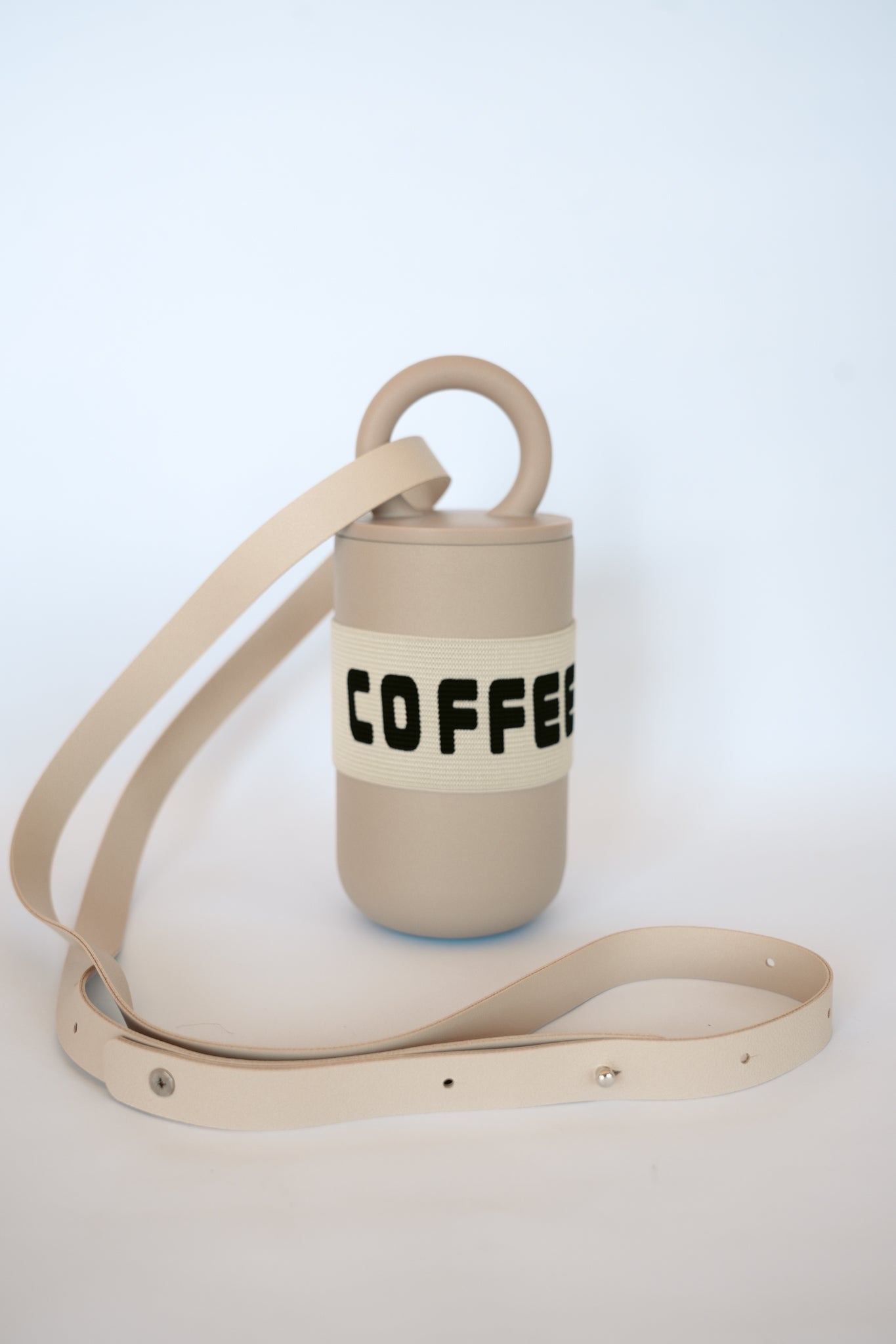 THE TRAVEL COFFEE BOTTLE Color: White by HIBISCUS THE LABEL Designer Homewares Furniture Australia