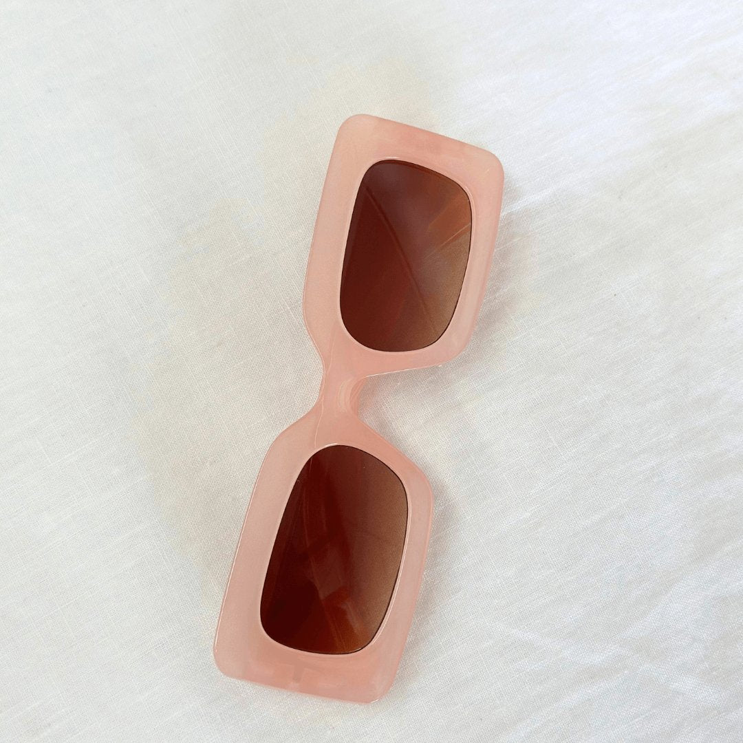 THE TROPEZ SUNGLASSES - PEACH by HIBISCUS THE LABEL - Shop at Black Salt Co