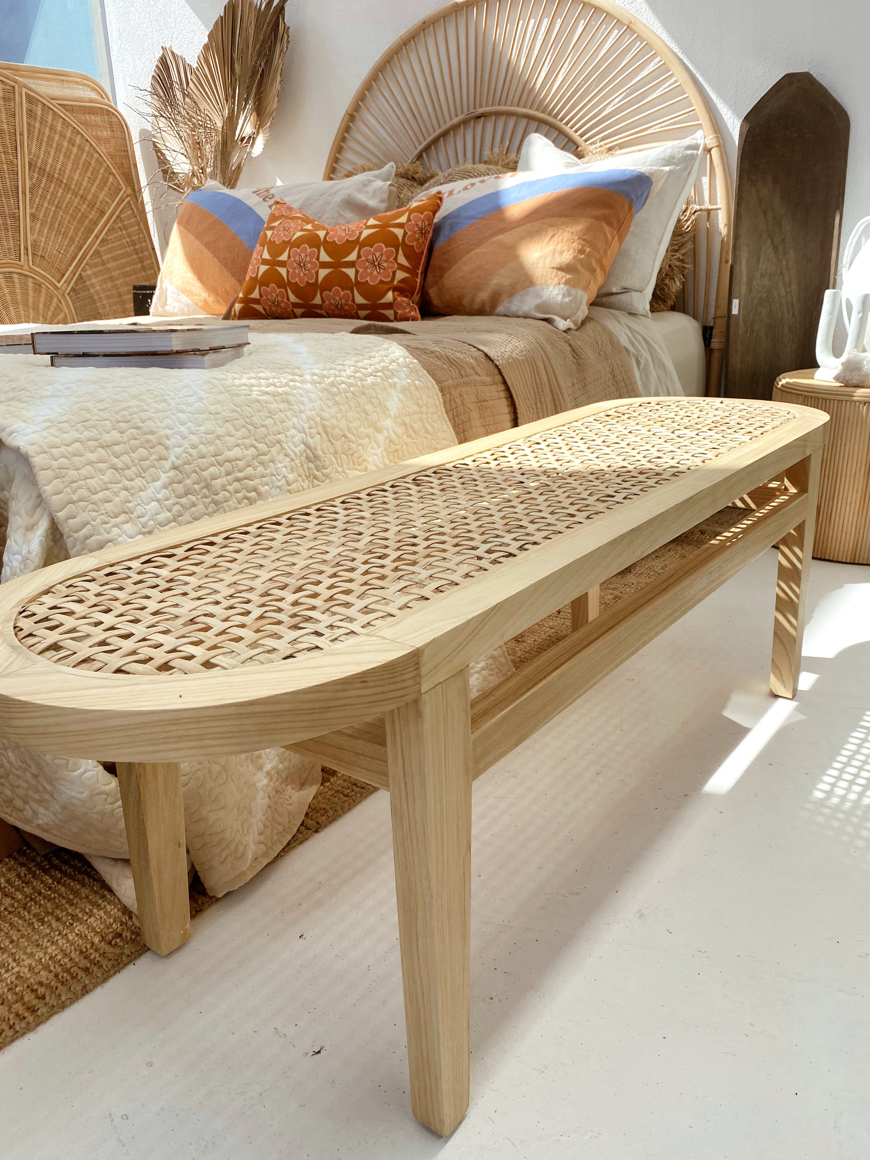 THE LAMU BENCH SEAT by Black Salt Co sale Designer Homewares Furniture Australia