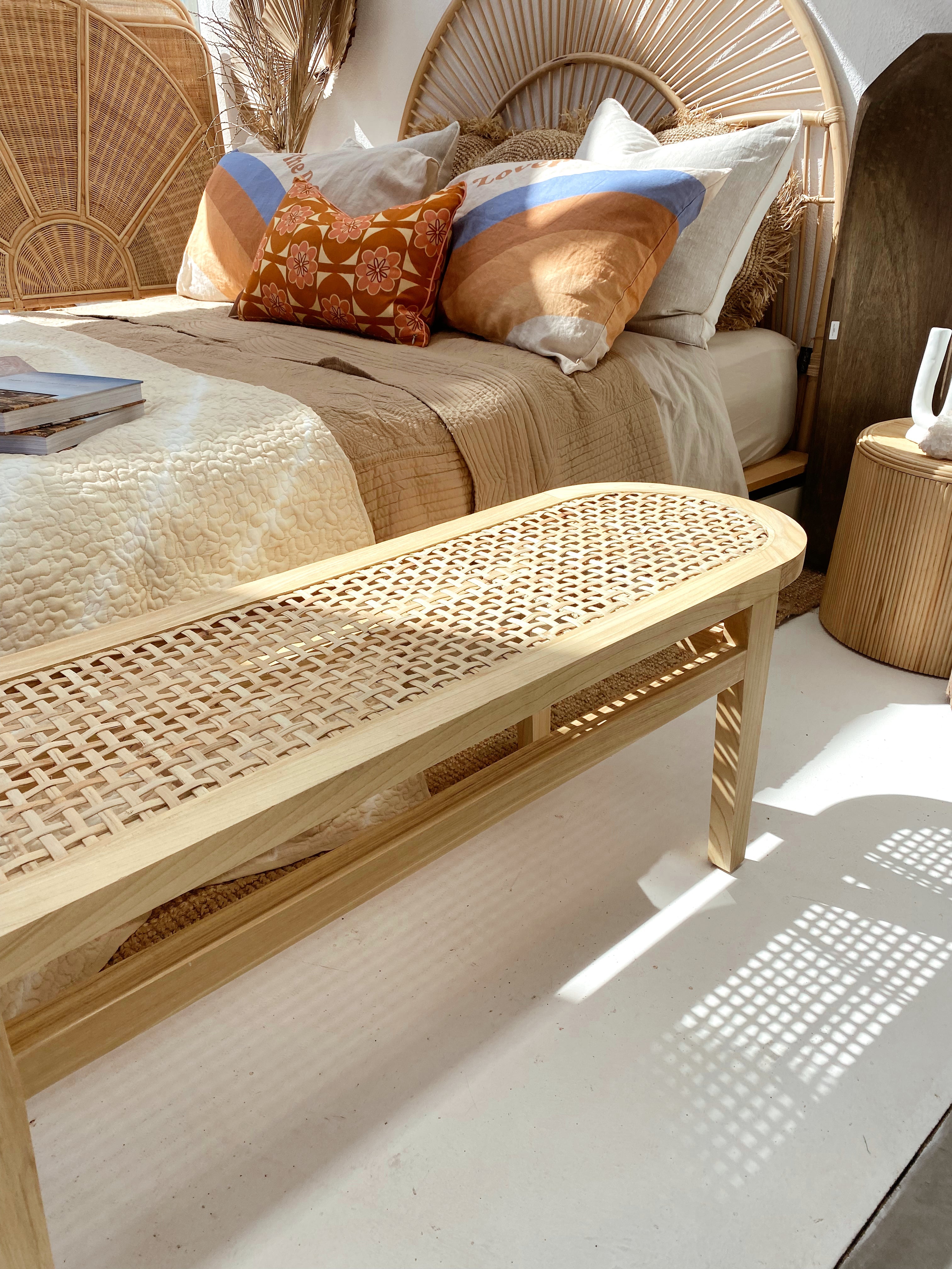 THE LAMU BENCH SEAT by Black Salt Co sale Designer Homewares Furniture Australia