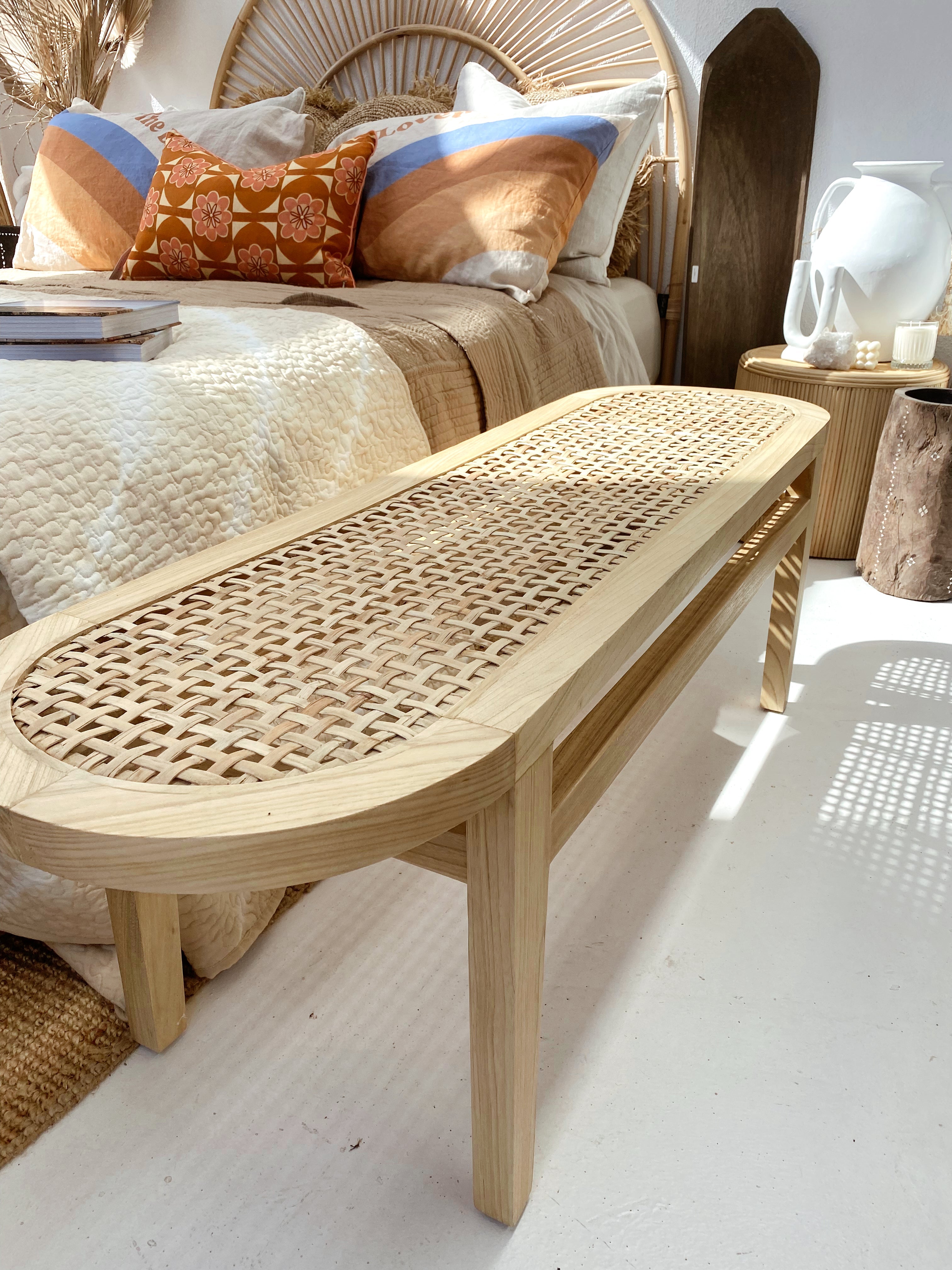 THE LAMU BENCH SEAT by Black Salt Co sale Designer Homewares Furniture Australia